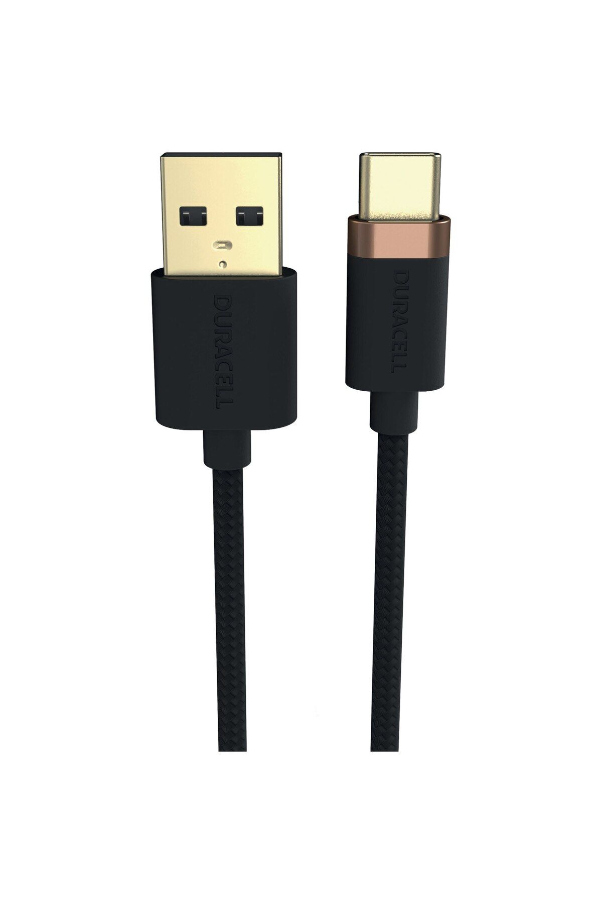 Duracell-Cablu Duracell, USB-A to USB-C, 1m, data transfer 480Mbps, fibra Dupon Kevlar, miez de cupru, Negru 2