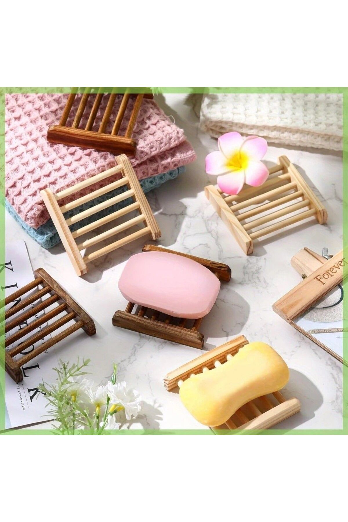 Lavos Handcraft Ahşap Sabun Altlığı