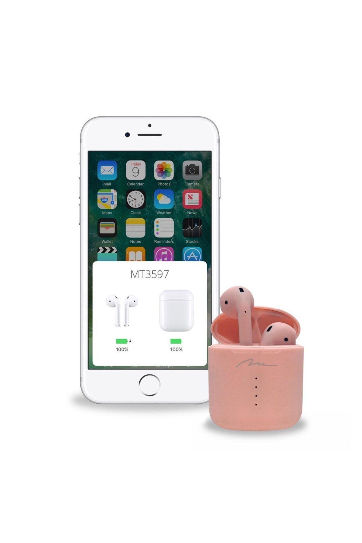 Mediatech-Casca Bluetooth Media-Tech R-Phones PRO+, Microfon Integrat, Roz 3