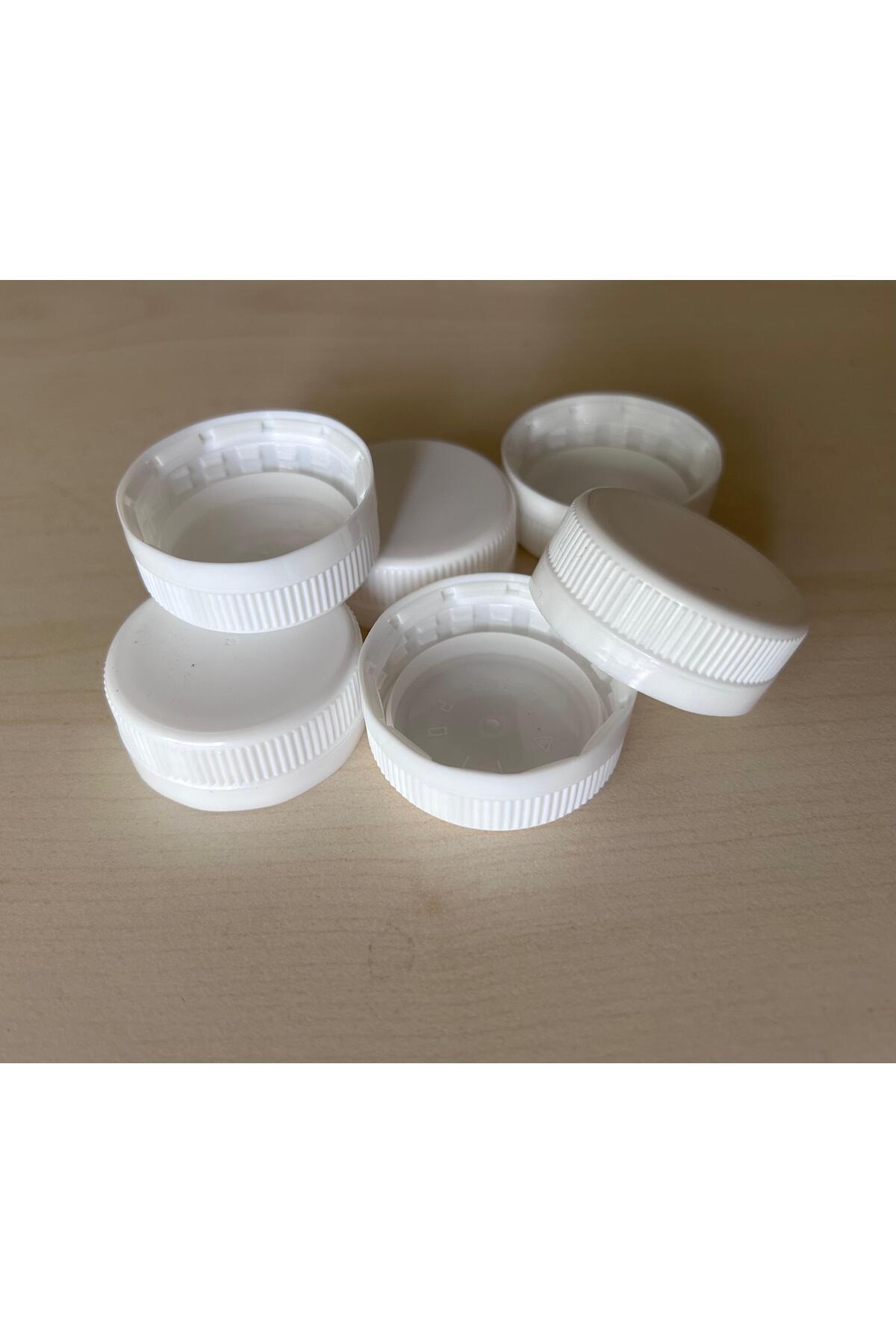 Erbaşlar 20 ADET 38 mm Pet Şişe Kapağı Beyaz