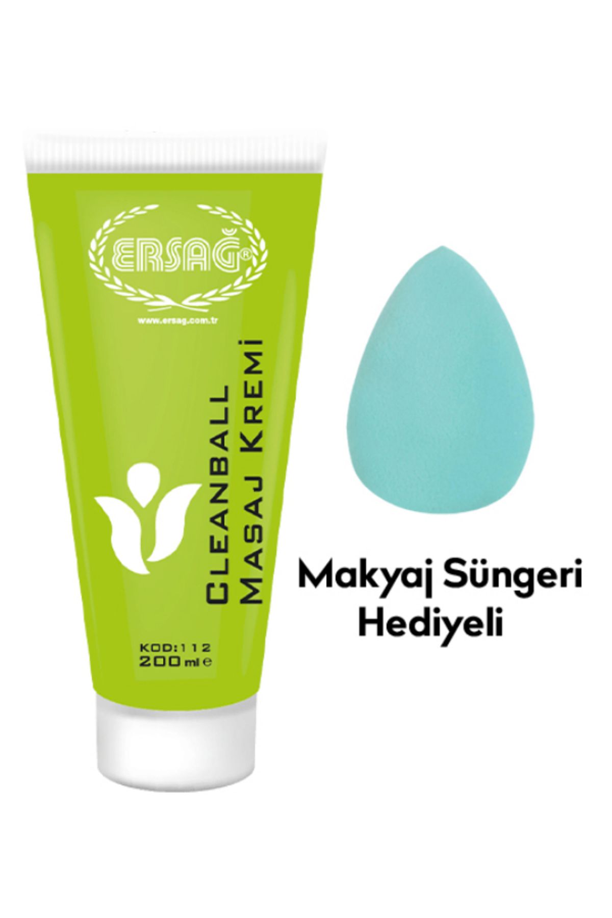 Ersağ Ersağ CleanBall Masaj Kremi 200 ml.