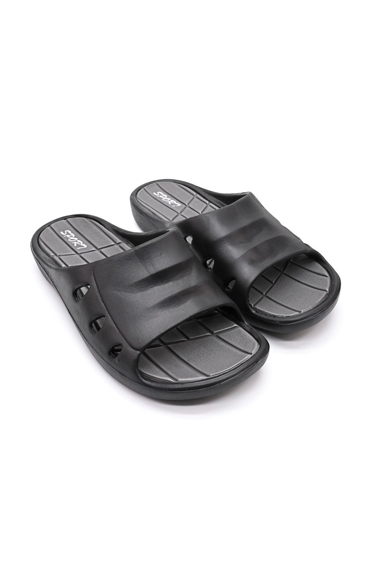 Tmall-Men's Slippers, Foam, Pb2012, Black 3