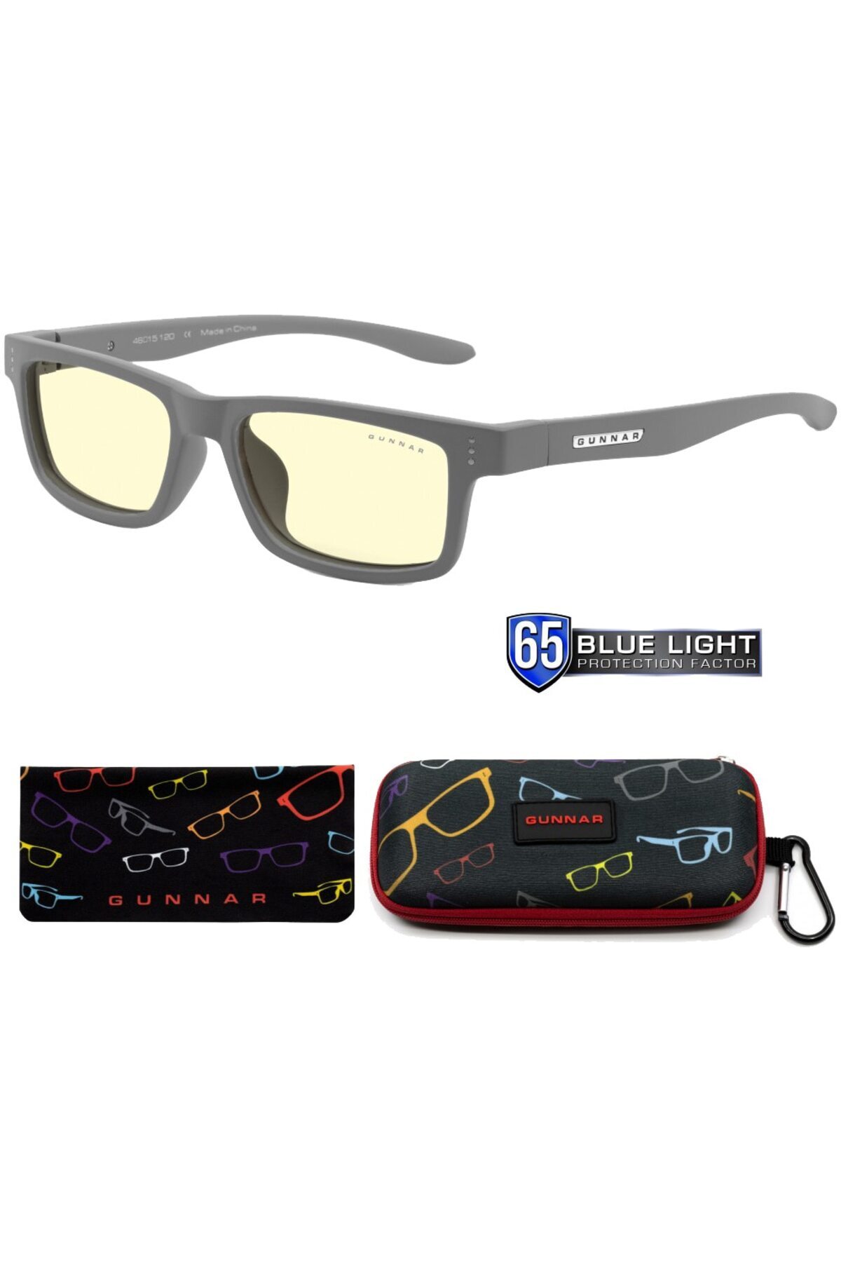 Gunnar Ochelari Protectie Calculator Gunnar Cruz Kids Small Grey 4-8 Ani Unisex - One Size