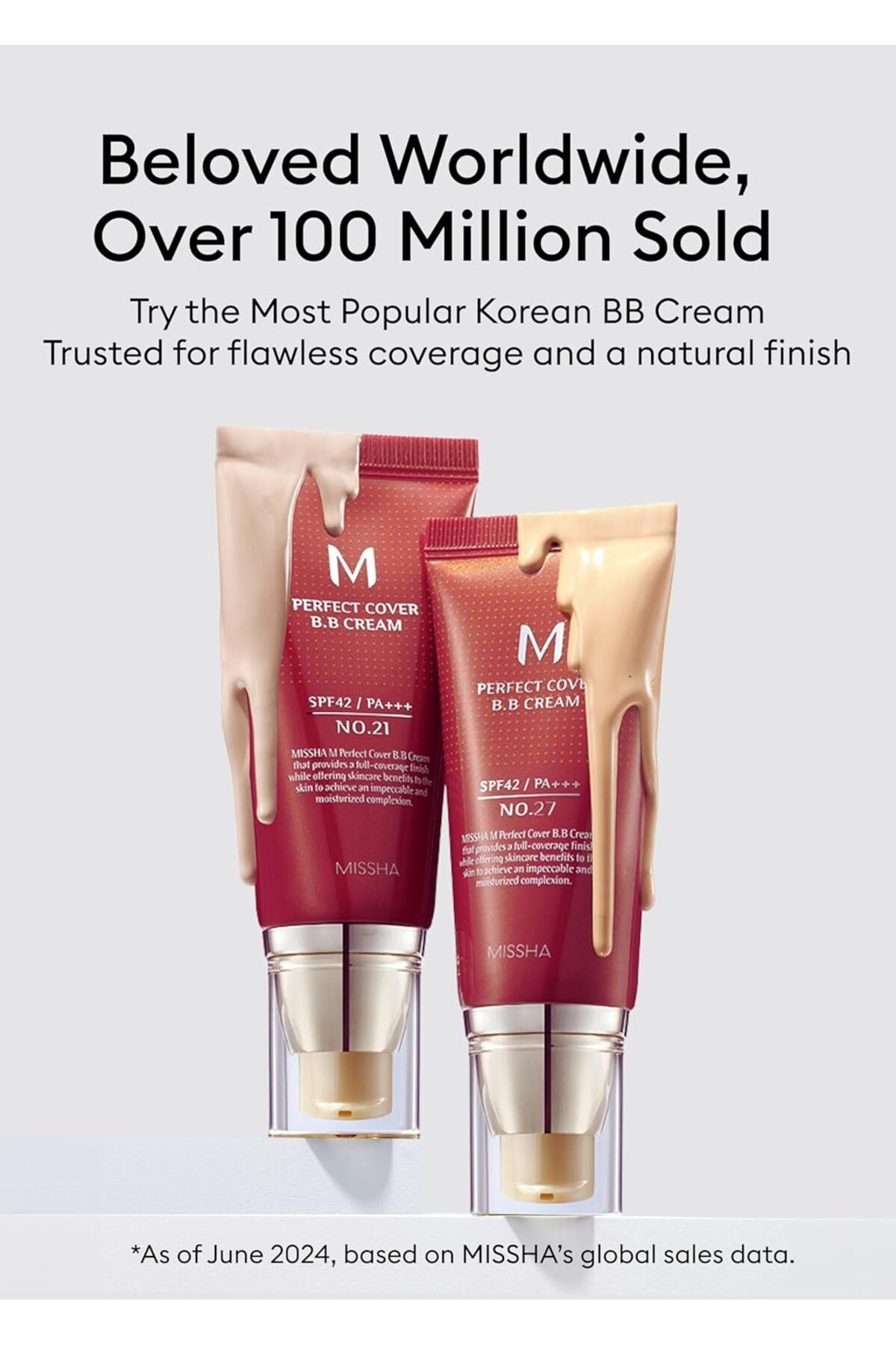 Missha-Missha M Perfect Cover Bb Cream #27 Spf 42 Pa+++ 50ml - Lightweight, Multi-Function, High Coverage M 5