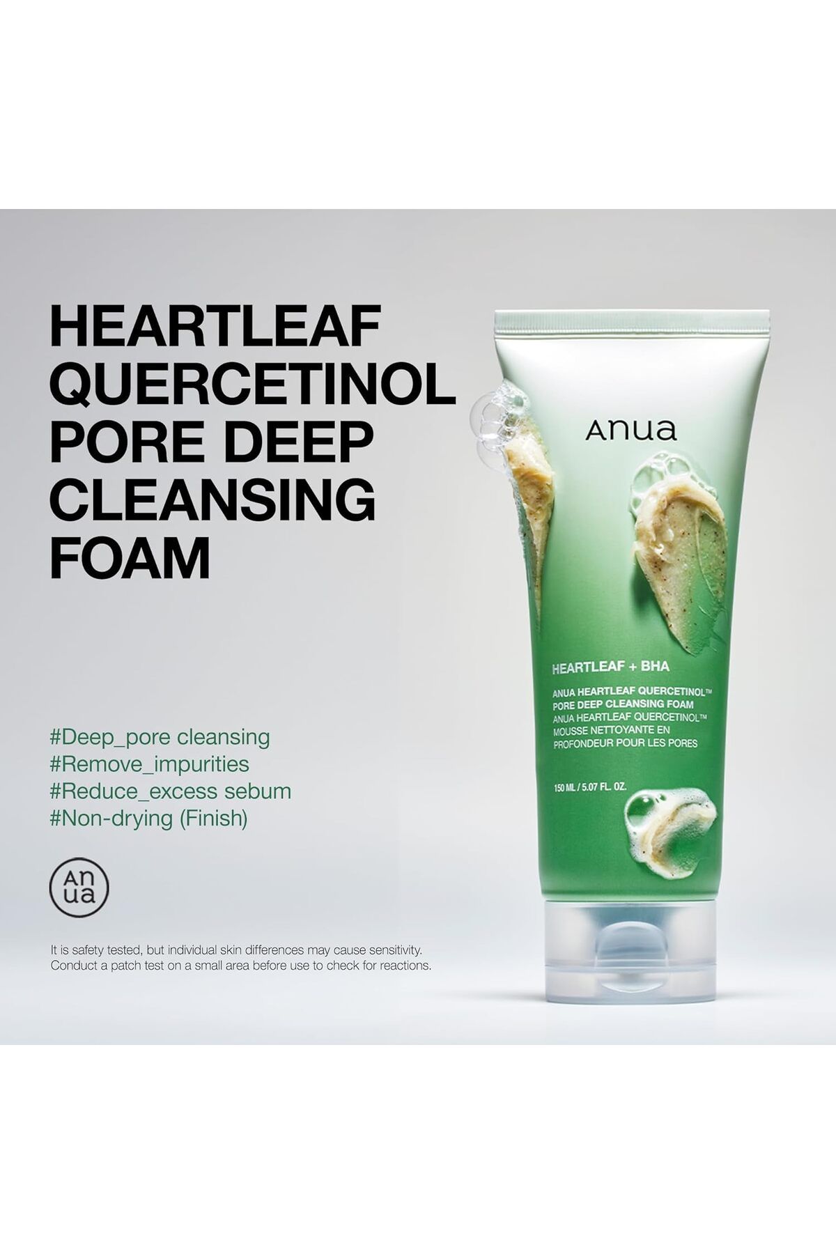 ANUA-Heartleaf Quercetinol Pore Deep Cleansing Foam 3