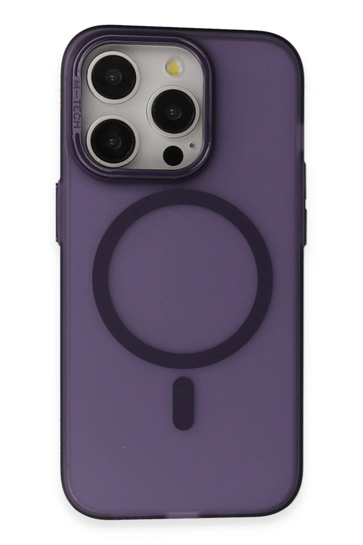 Joko iPhone 14 Pro Max Frost Standlı Magsafe Kapak - Derin Mor SPTGL