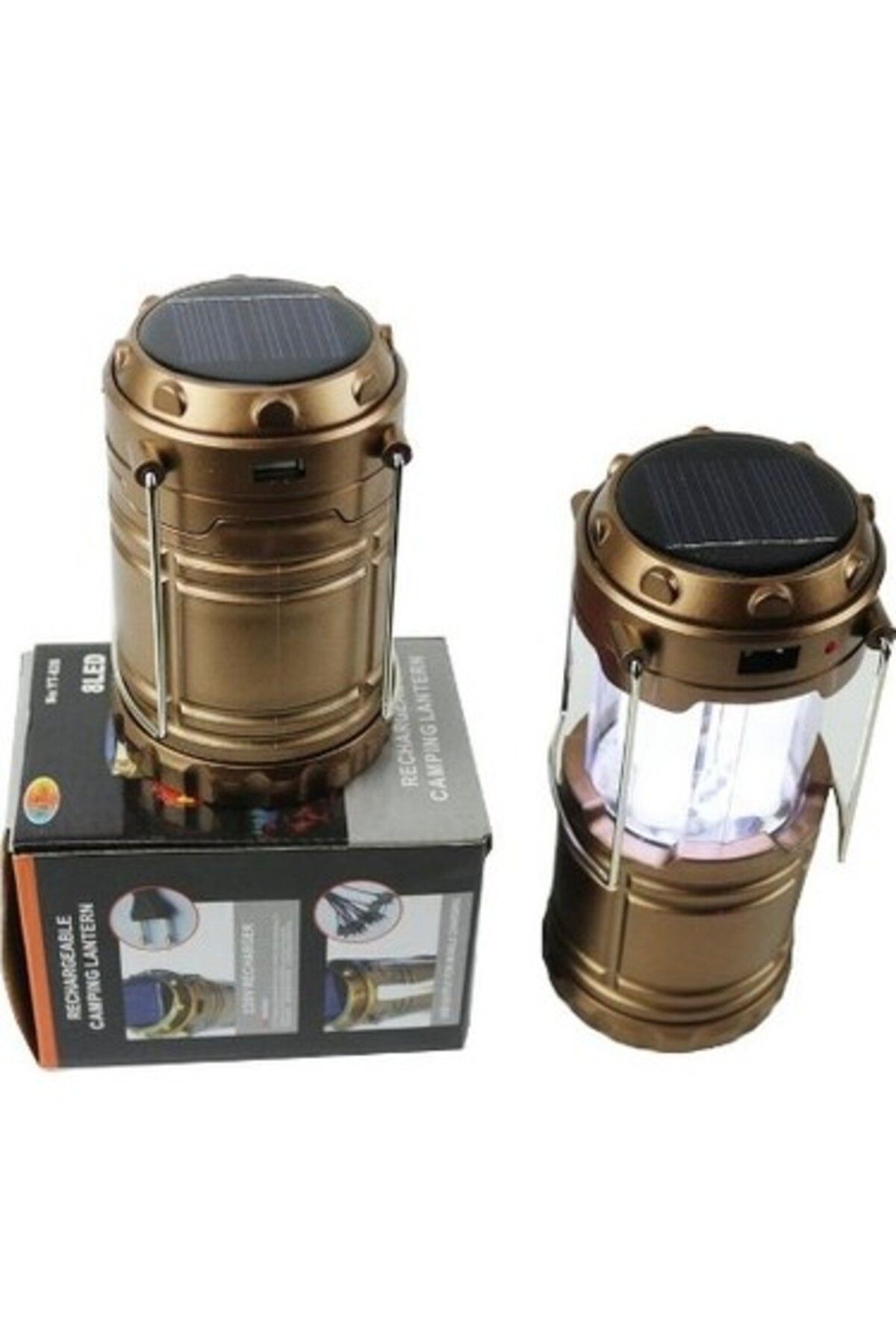 STOREMAX OZN Avcı Feneri Kamp Lambası Şarjlı USB Girişi Solar OZNstre 1094633