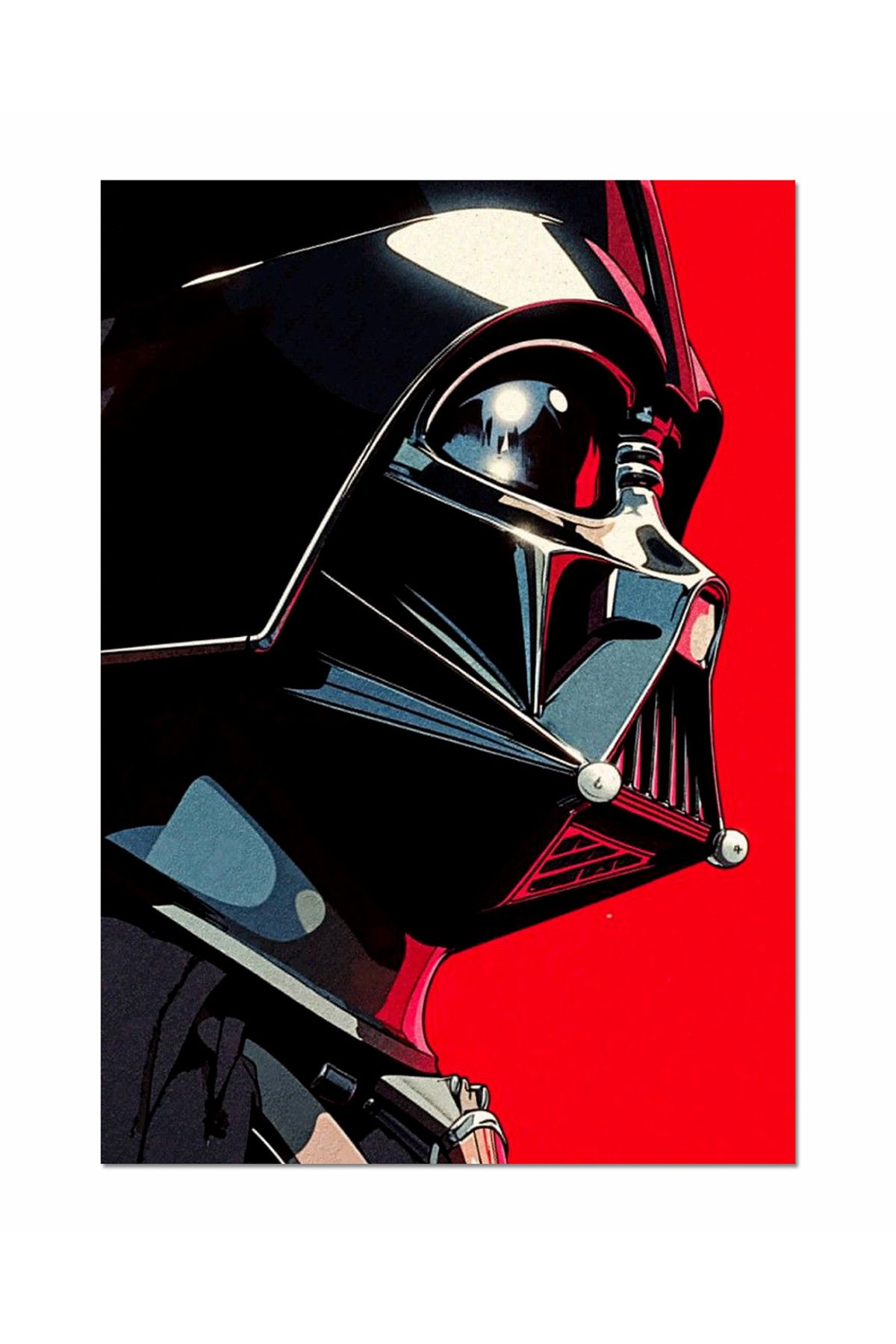 Ayabak Metal Poster Darth Vader - Dikey Dekoratif Metal Poster - Hediyelik Metal Poster