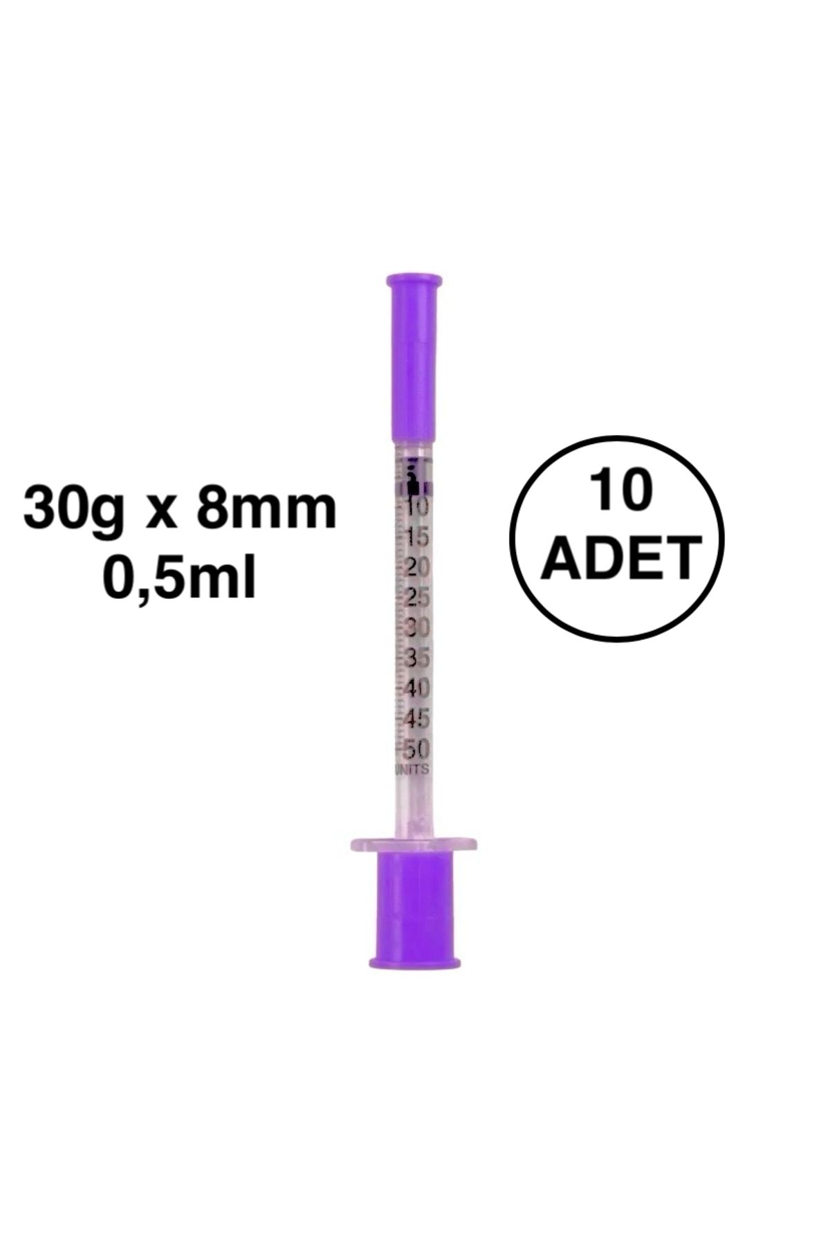 Floraison Medikal Micro Fine 30G 8MM 0,5 CC (10 ADET) Enjektör
