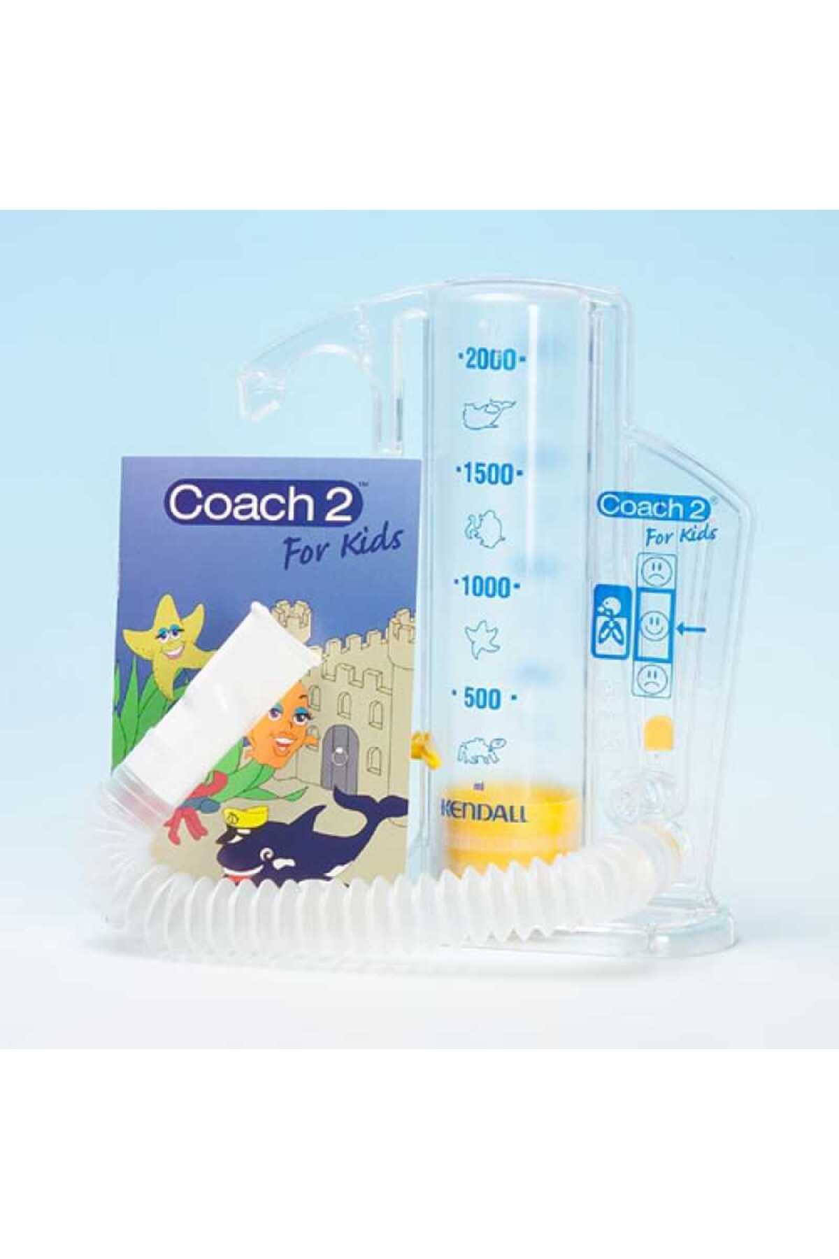 Portex Coach Hacim Bazlı Teşvik Spirometresi – Nefesinizi Güçlendirin (2000 ML)