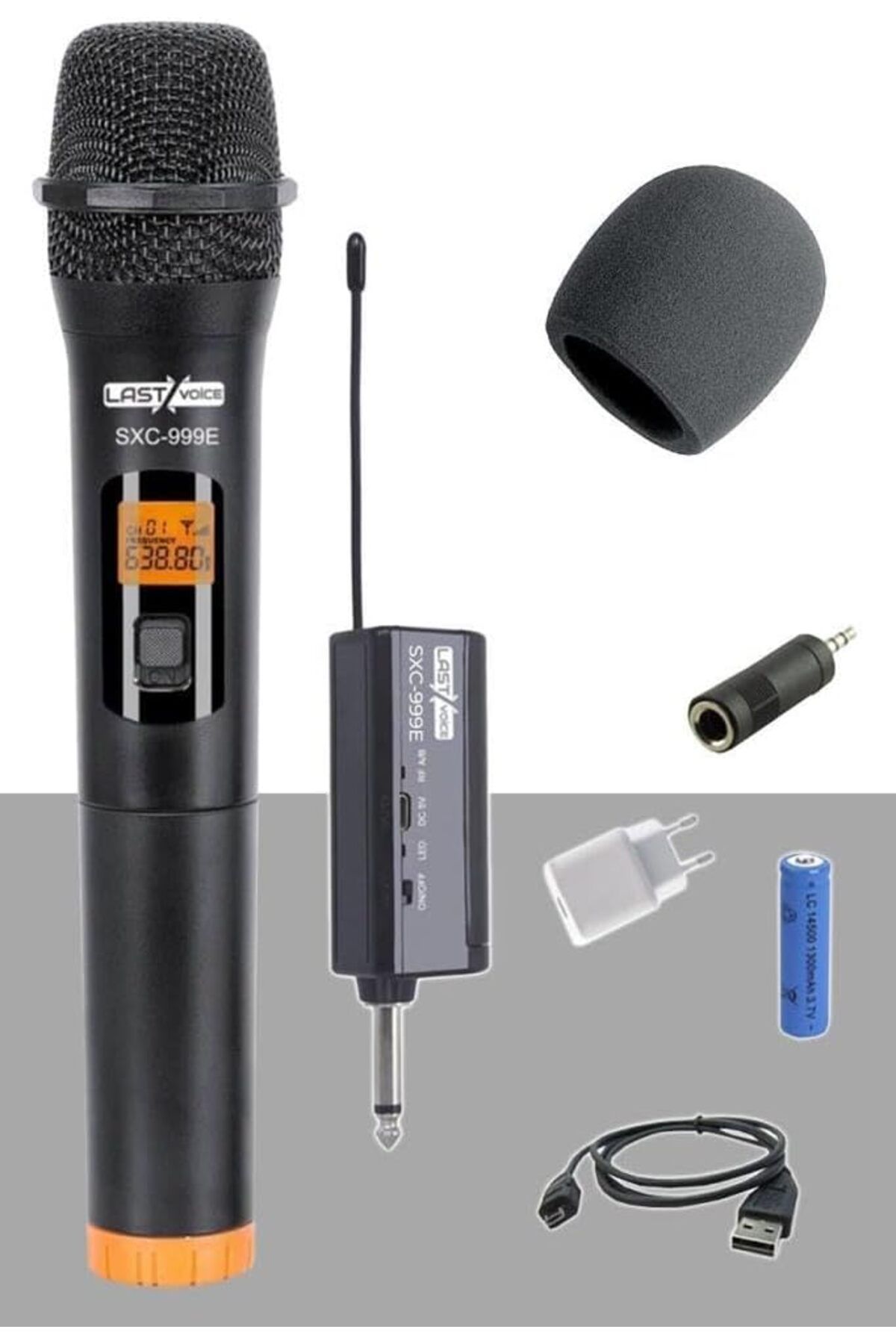 STOREMAX Sbl SXC-999E Şarjlı Telsiz Kablosuz EL Mikrofonu SBLShp 1064356