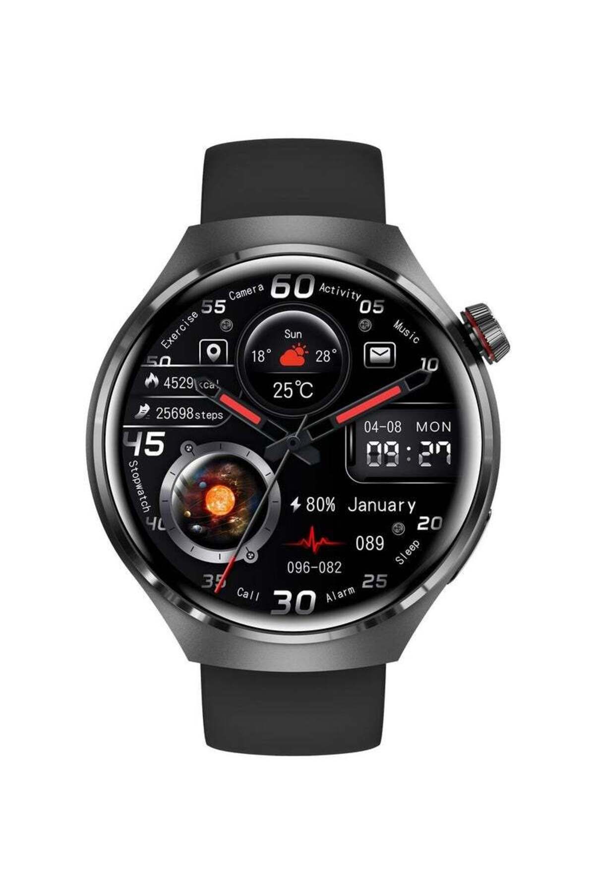KALOBEE-Smart watch 3 pairs Strap with Bluetooth calling function (answer/make calls), fitness tracking 8