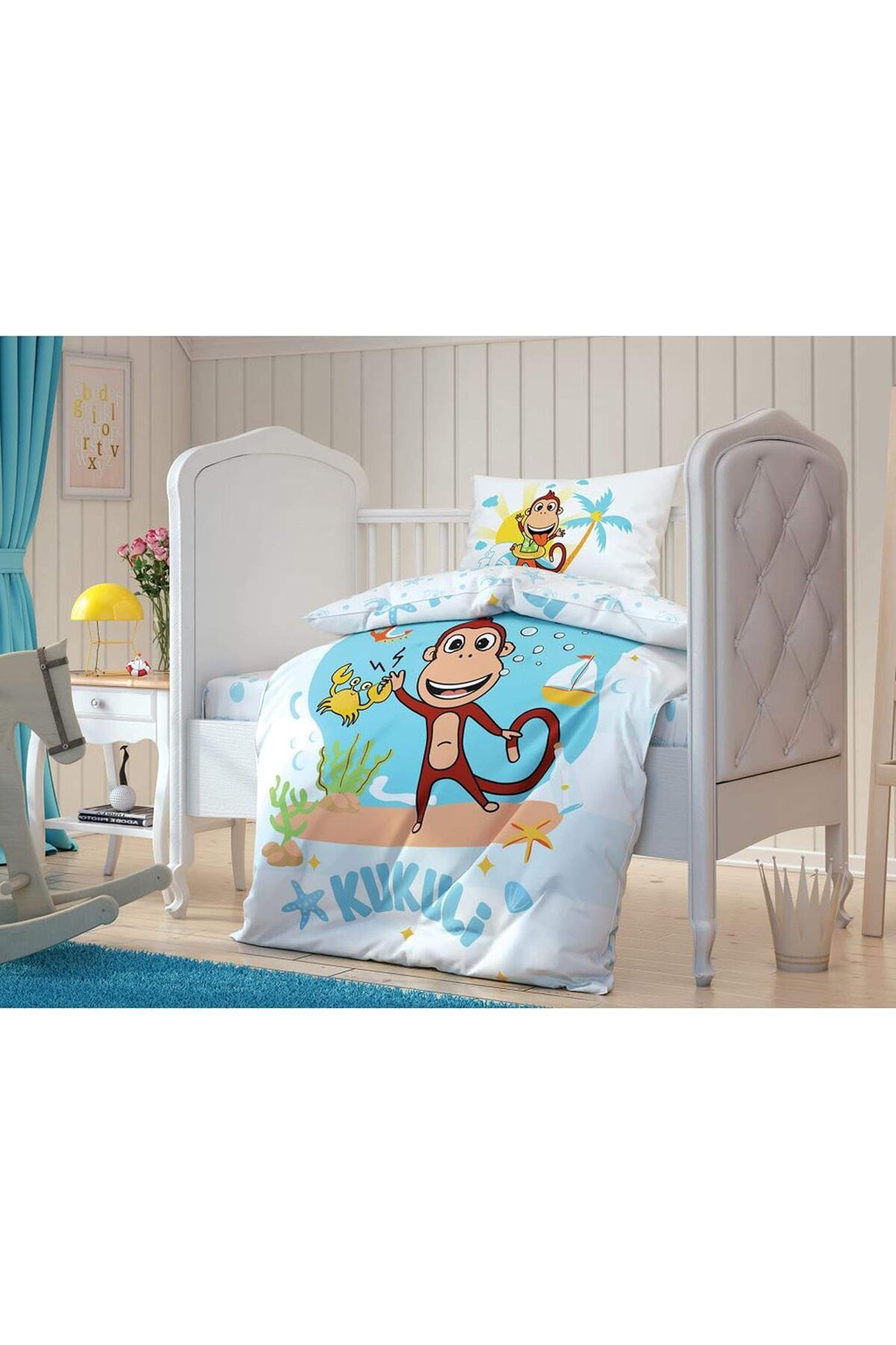 STOREMAX SRT Lisanslı Kukuli Summer Party Bebek Nevresim Takımı FxYM 1126906