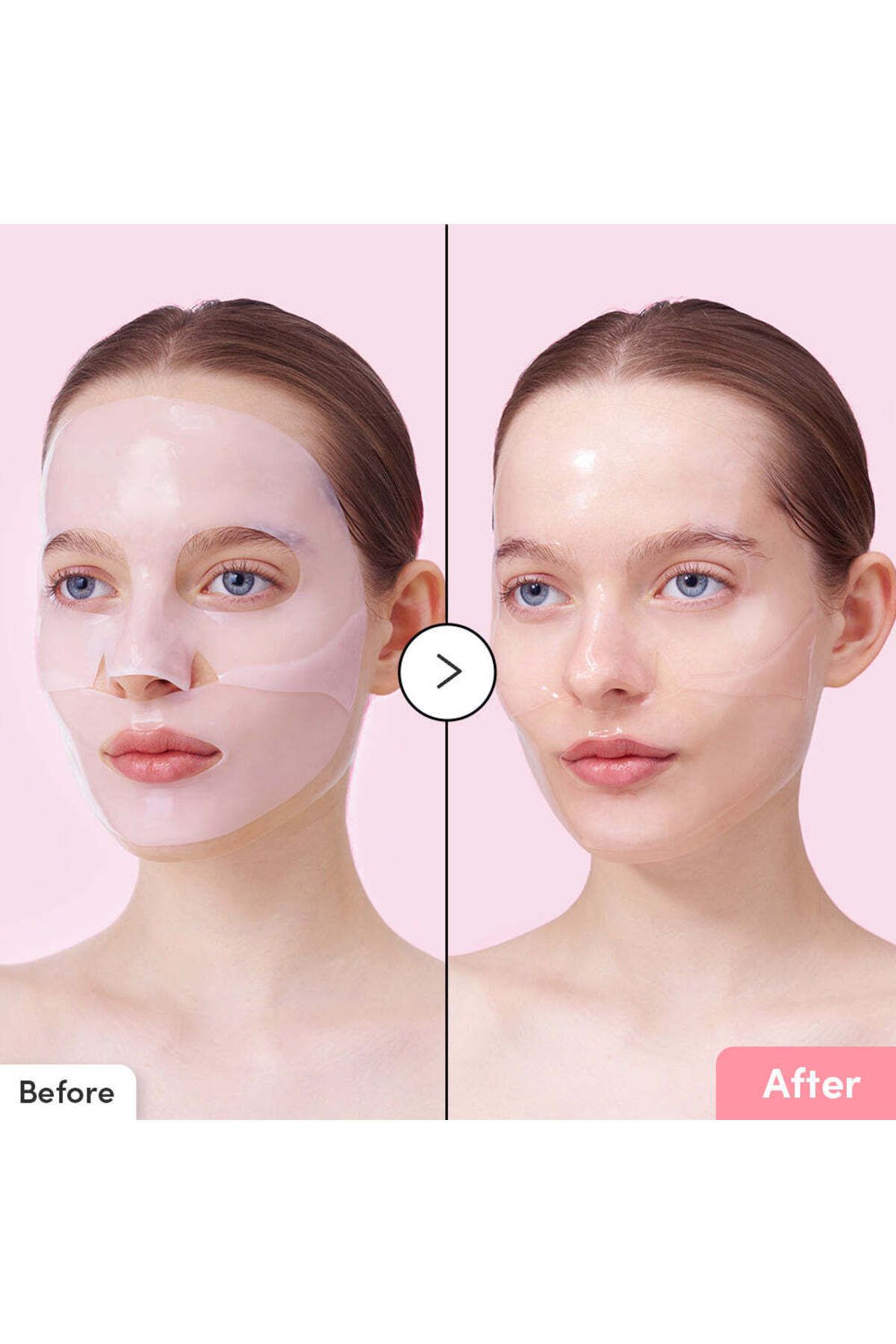 ماسک صورت منافذ کلاژن هیدروژل 1 قطعه هیدروجل وگان PDRN + EQQUALBERRY