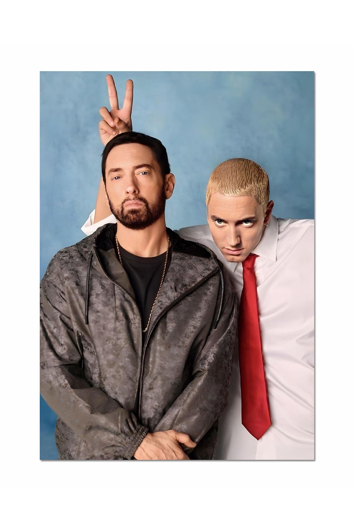 Ayabak Metal Poster EMINEM - Dikey Dekoratif Metal Poster - Hediyelik Metal Poster