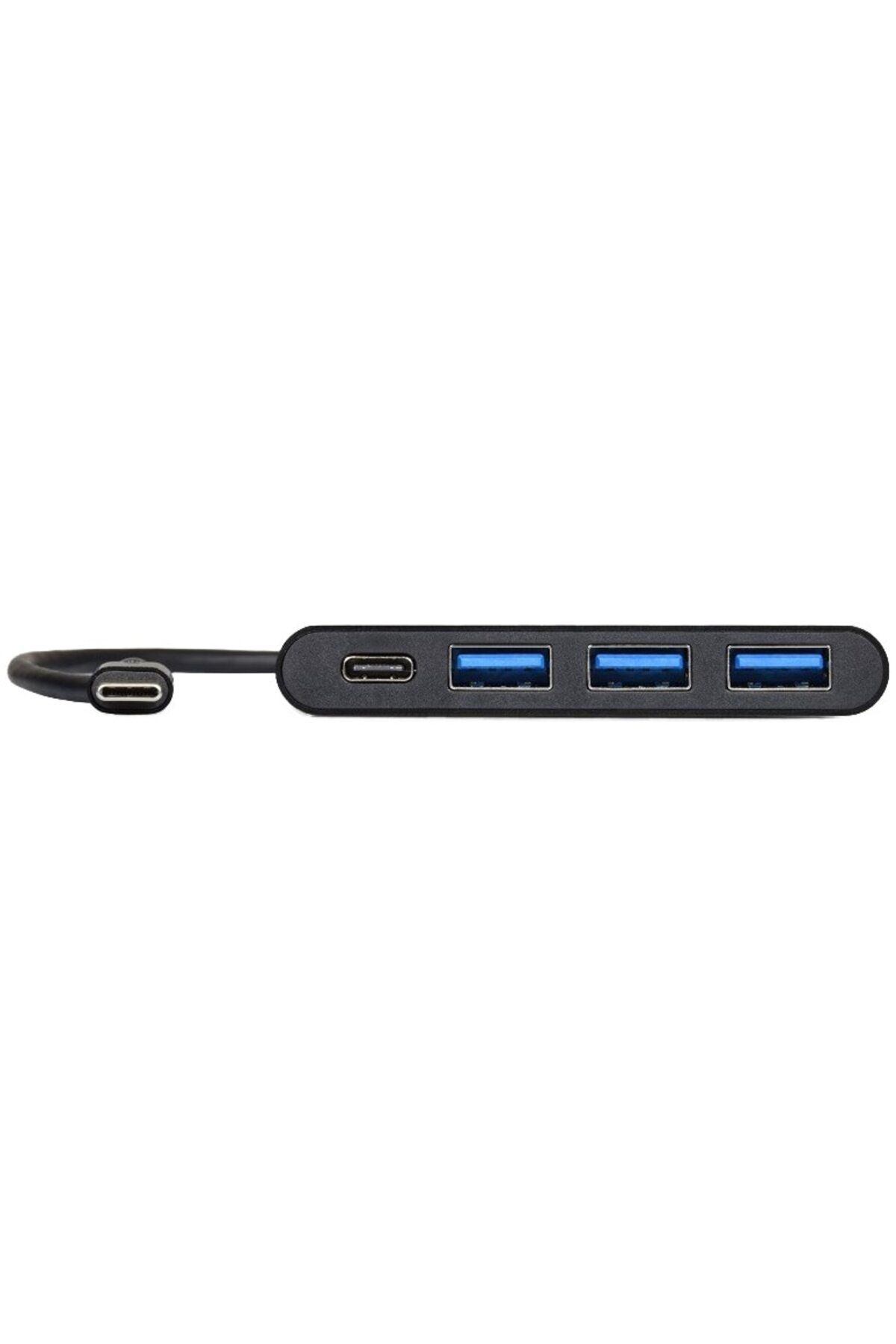 PORT DESIGNS-Hub USB Port Designs 900122, 3 porturi USB 3.0 + 1 port USB-Type-C, conexiune Type-C, Negru 3