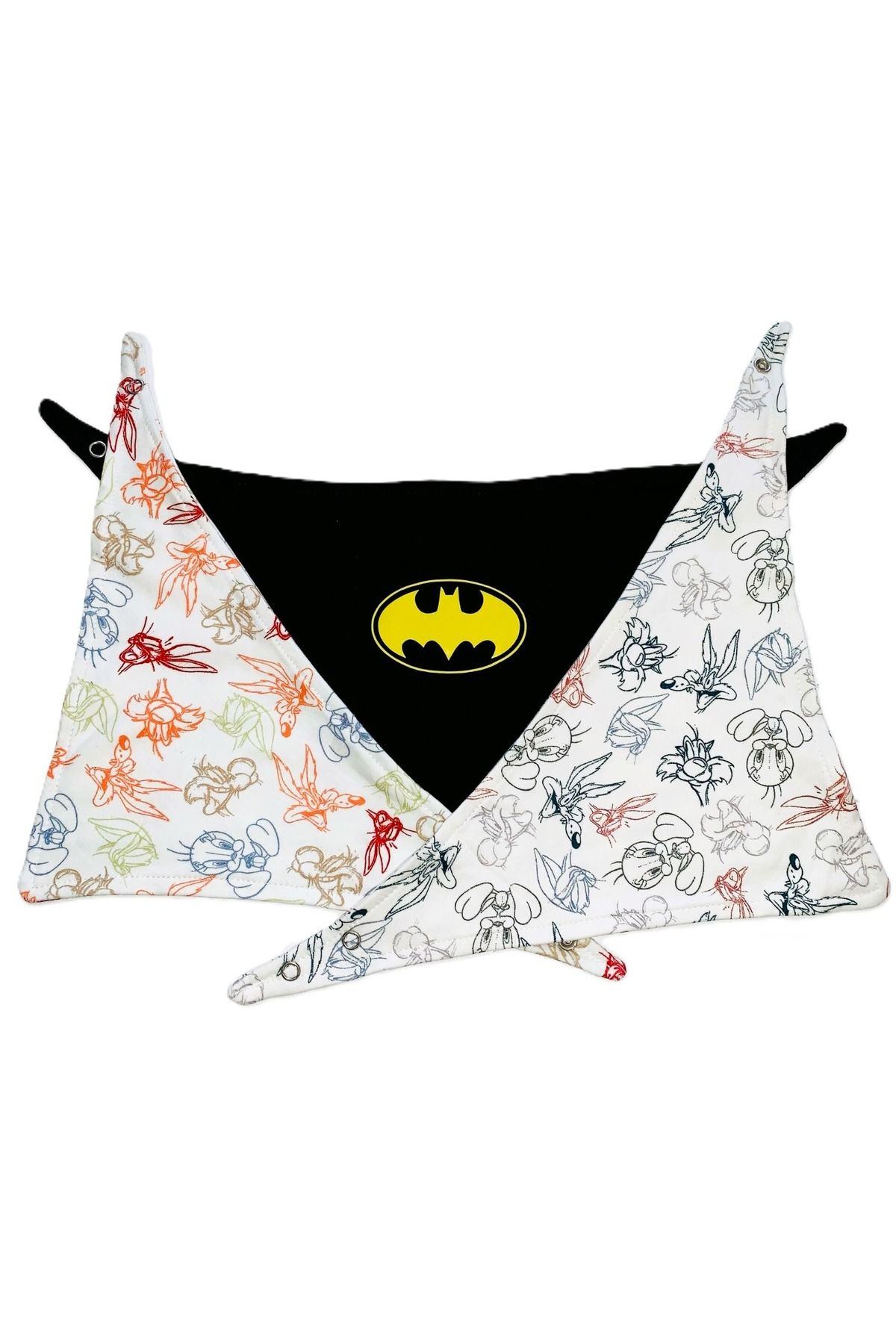 alisbebe Alişbebe 3'lü fular önlük batman ve looney tunes desenli