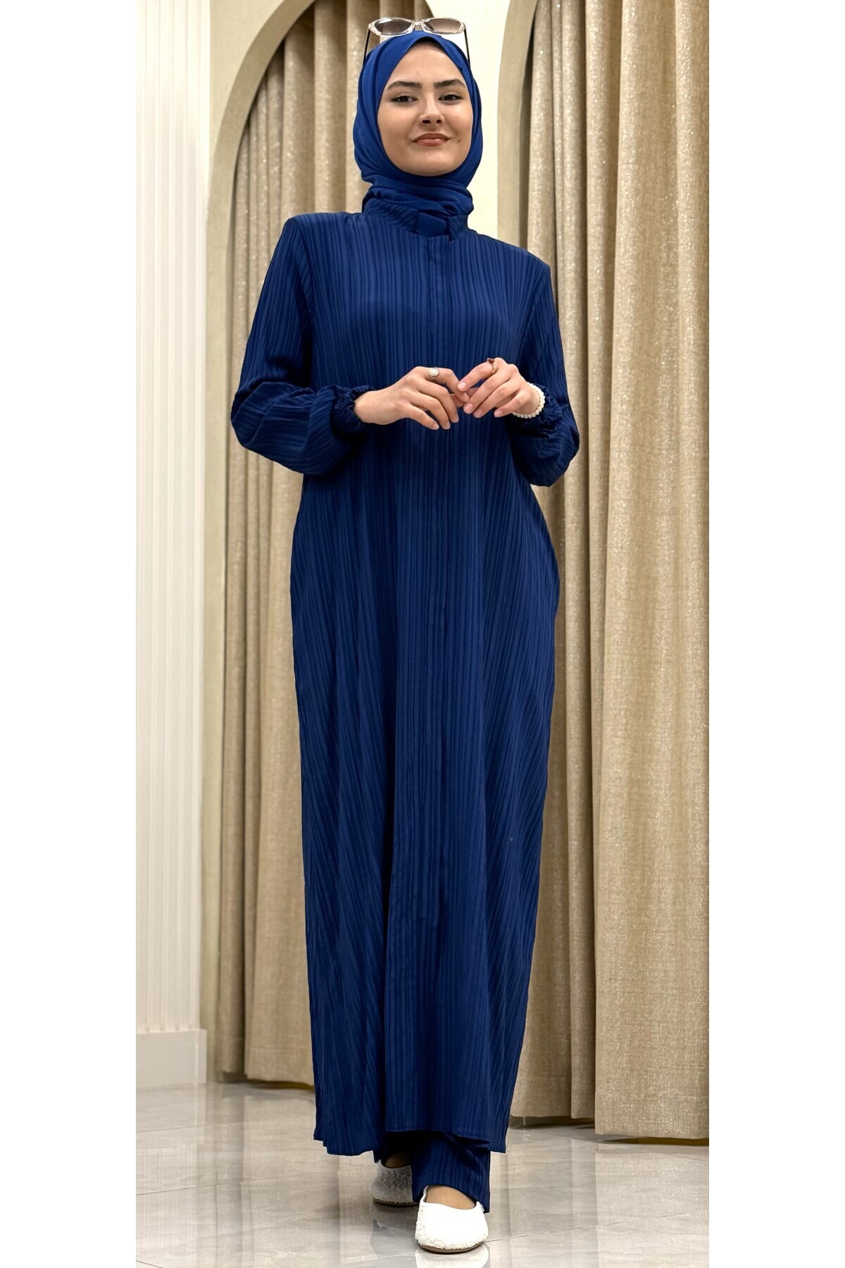 ESRANUR-Hac Umre Clothing Full Length Cotton Double Suit 3