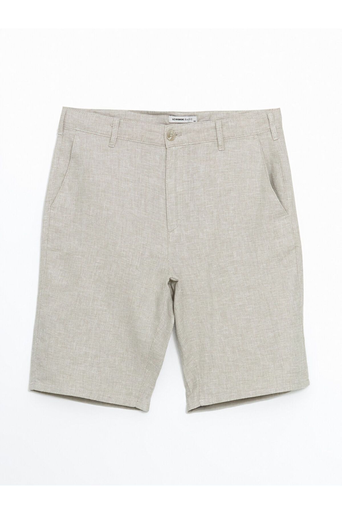 LC Waikiki-Lcwaikiki Classic Standard Fit Linen Blend Men's Shorts t t 1