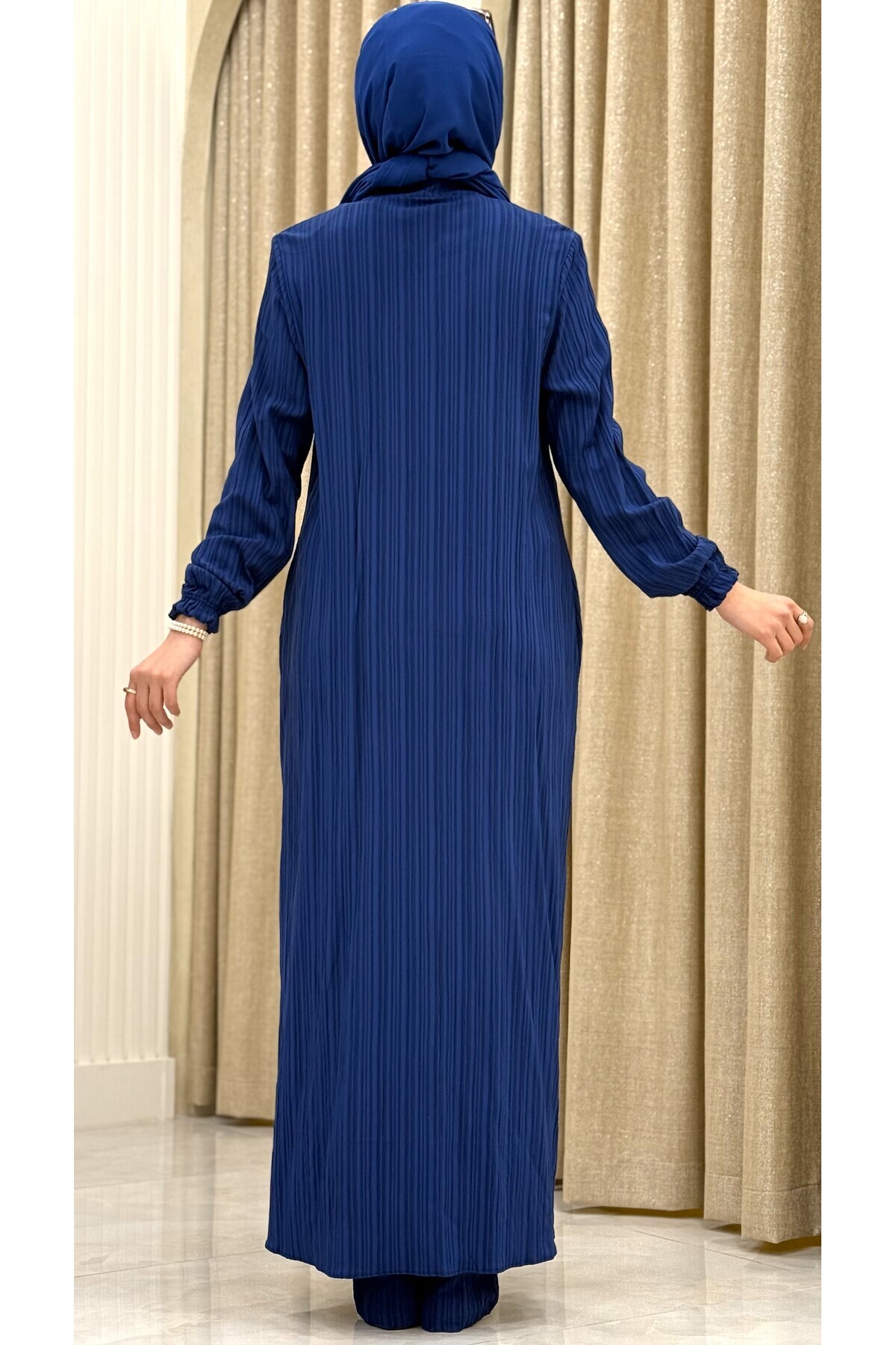 ESRANUR-Hac Umre Clothing Full Length Cotton Double Suit 7