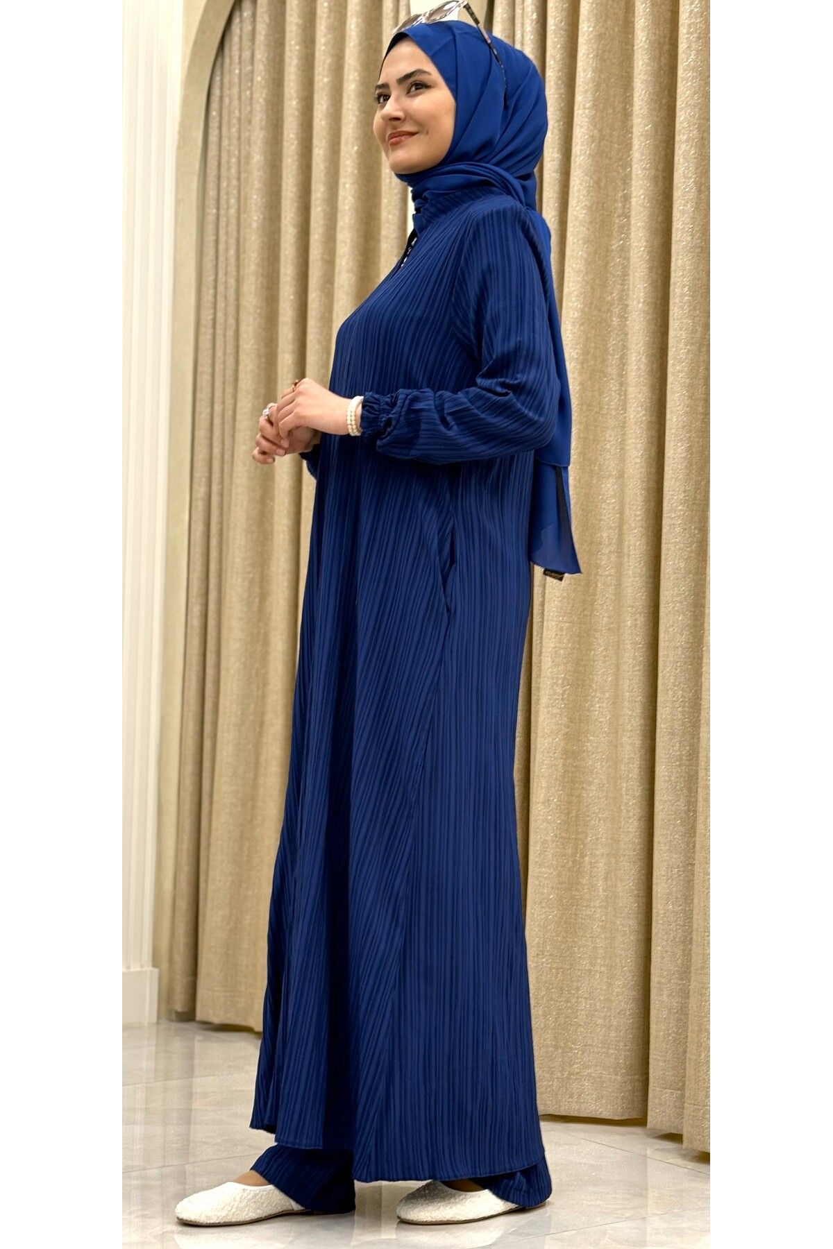 ESRANUR-Hac Umre Clothing Full Length Cotton Double Suit 5