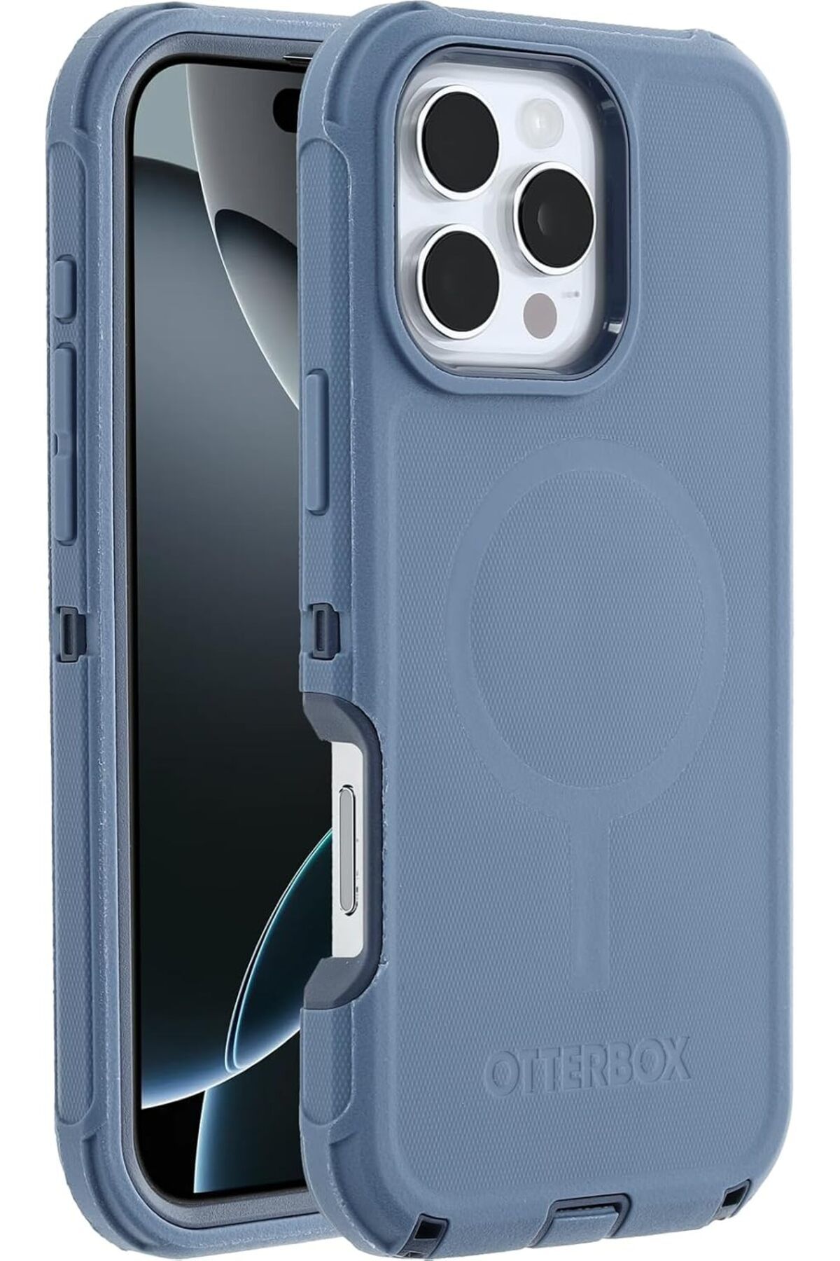 STOREMAX ELZ Defender MagSafe iPhone 16 Pro Max Baby Blue Jeans - blue FRNTR 1127478