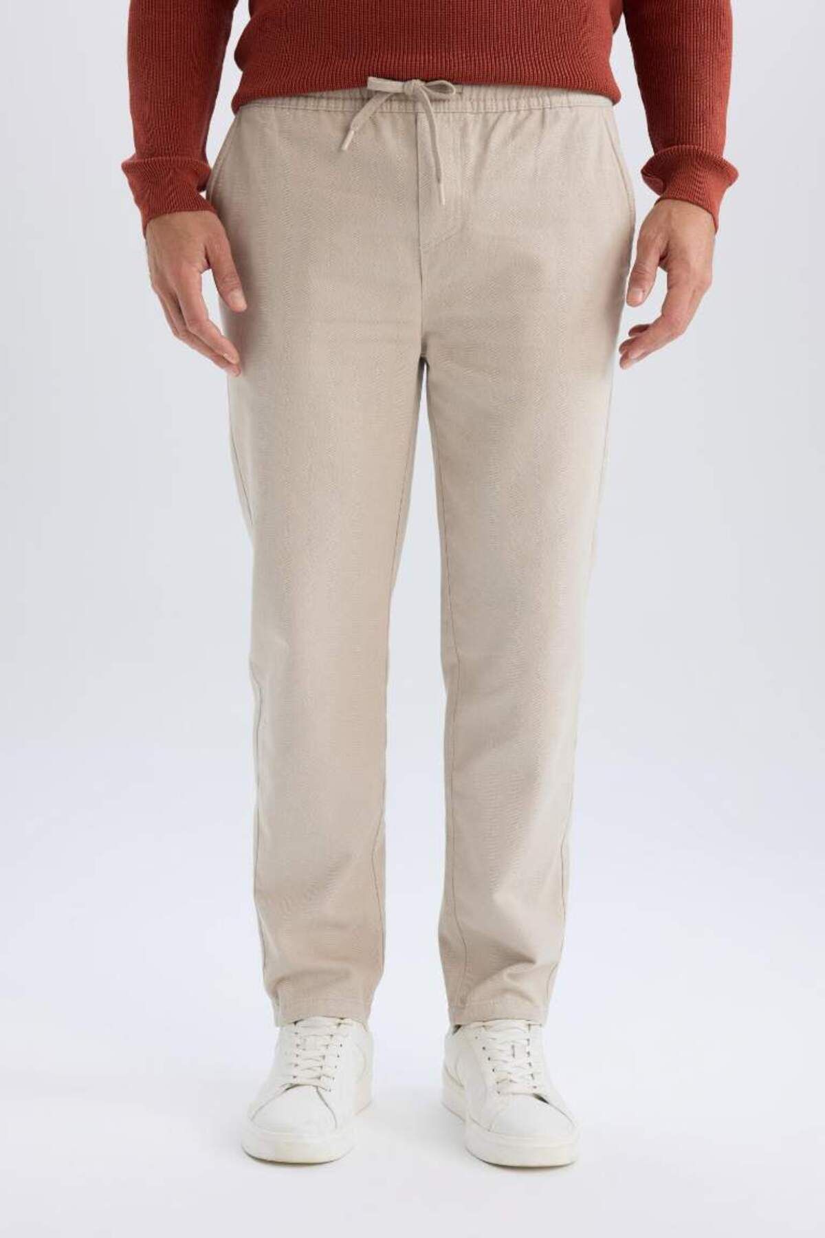 DeFacto Yeni Sezon %100 Pamuk Regular Fit Normal Kesim Yazlık Jogger Pantolon