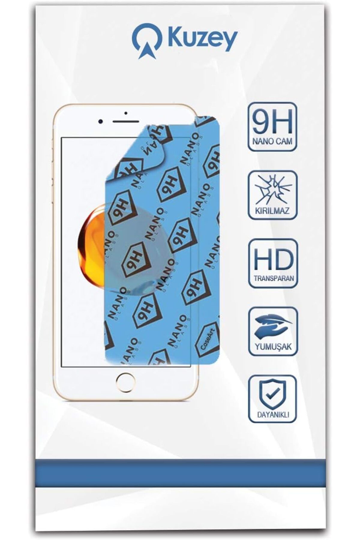 STOREMAX OZN iPhone 8 Plus Nano Ekran Koruyucu Kırılmaz Esnek Cam OZNstre 1094633