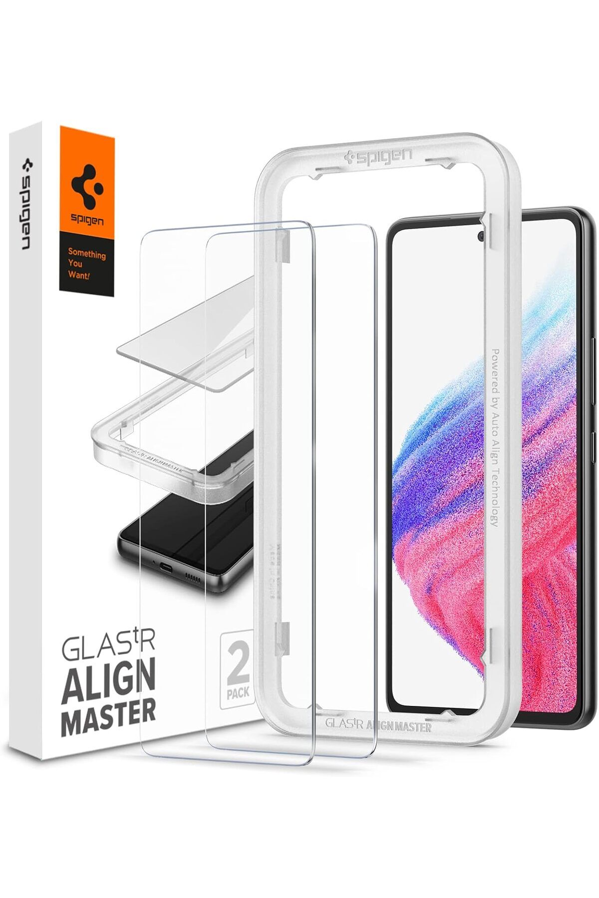 Mu Art Ahşap Mrt Galaxy A53 5G Cam Ekran Koruyucu Kolay Kurulum AlignMaster Glas.tR (2 Adet) - AGL04306 Art 87130