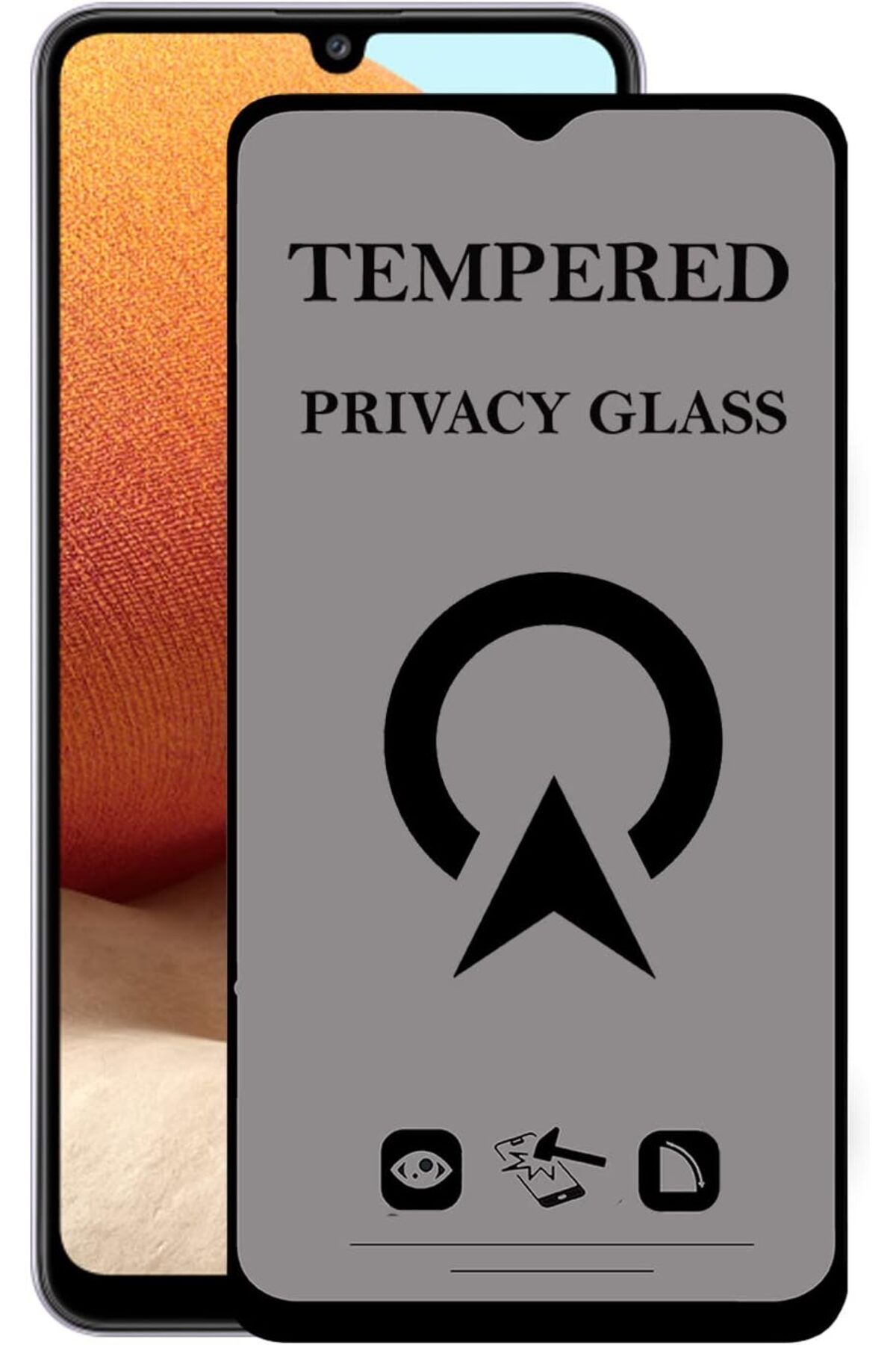 STOREMAX OZN İLETİŞİM Galaxy A32 Tam Kaplayan Privacy Hayalet Temperli Ekran Koruycu Cam OZNstre 1094633
