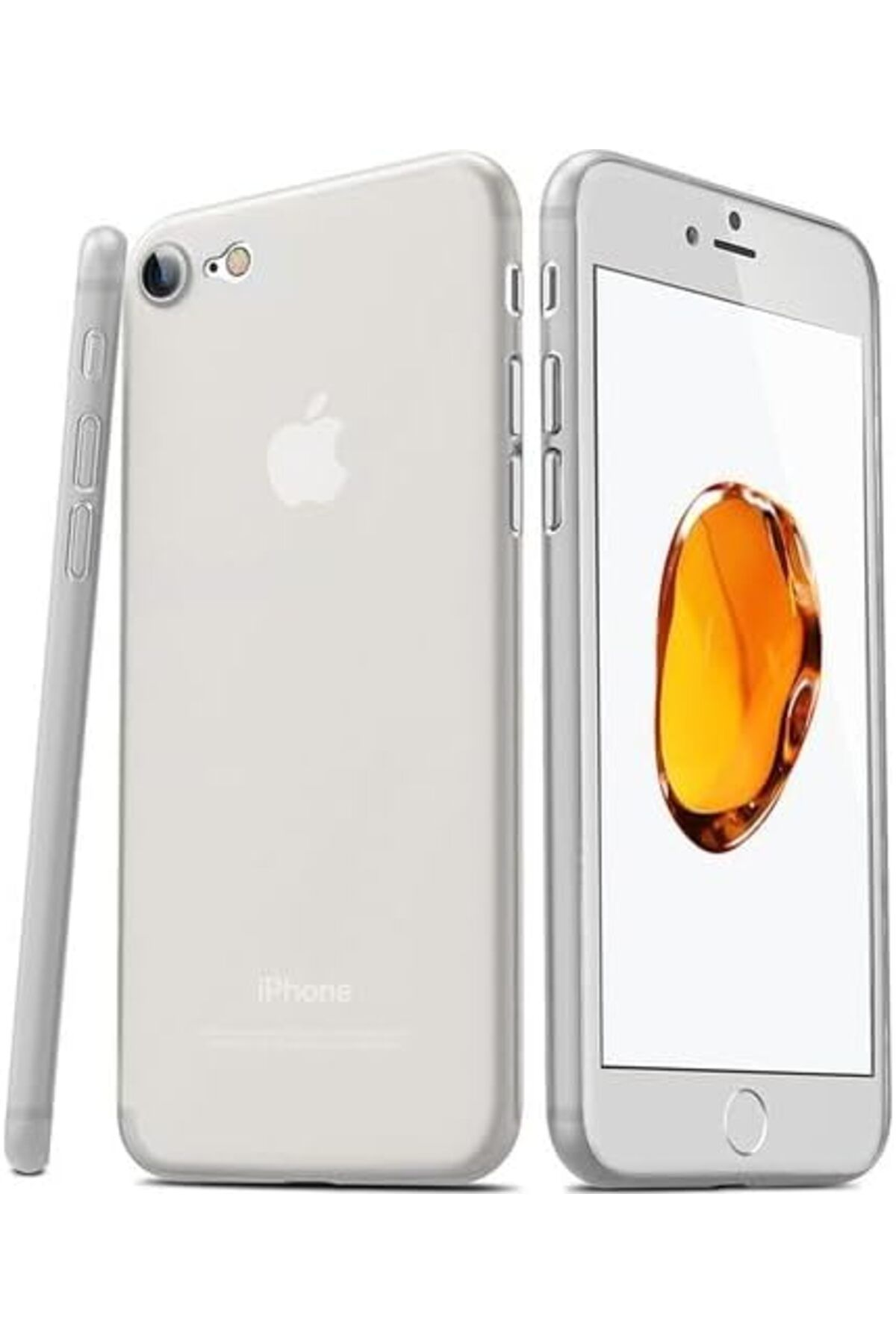 STOREMAX ELZ 6 Plus/iPhone 6S Plus Uyumlu Sert Rubber Silikon Kılıf (Şeffaf) FRNTR 1127478
