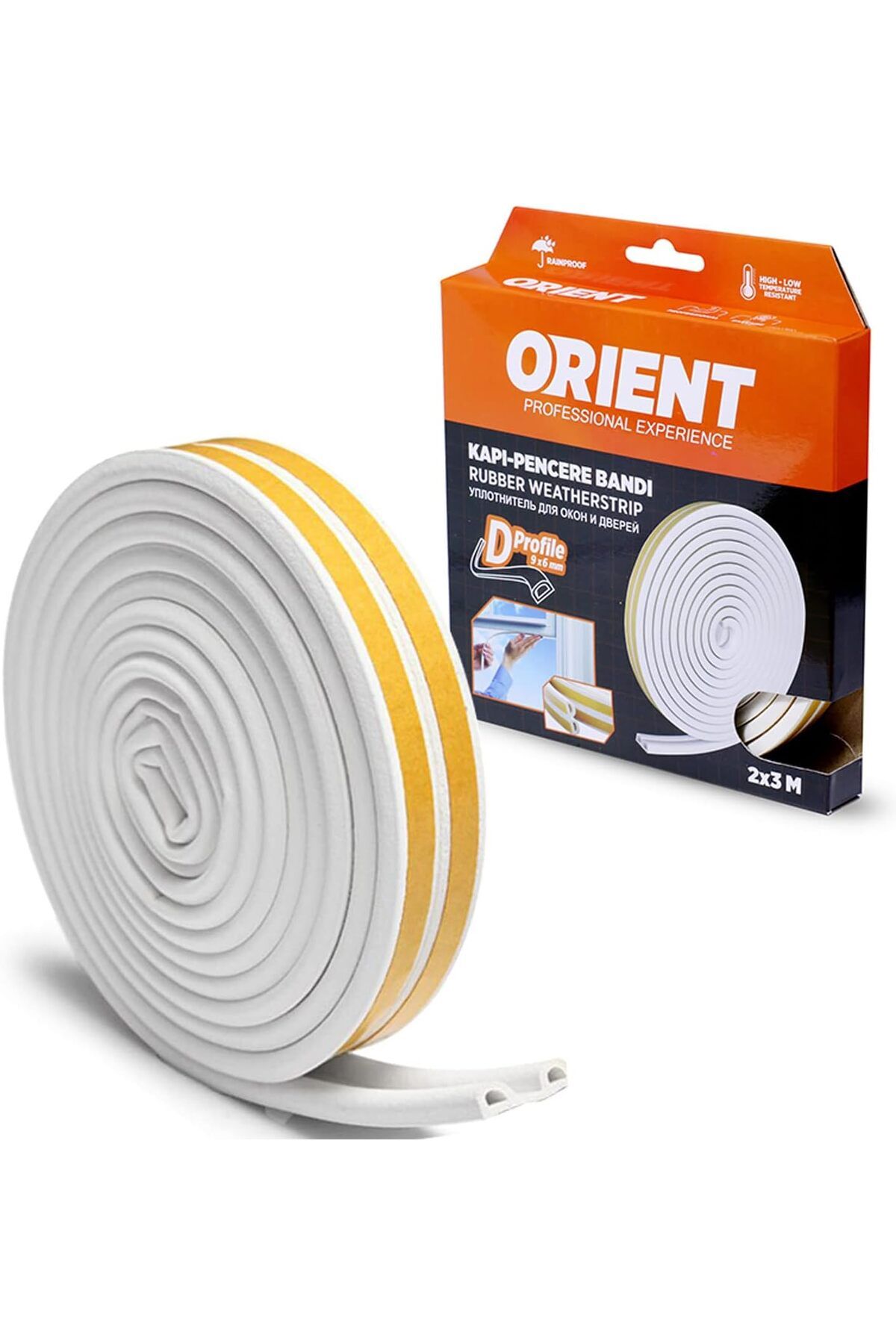 Mu Art Ahşap Mrt Kapı Pencere Fitili Soğuk İzolasyon Bandı Beyaz 2x3=6 Mt Art 871301