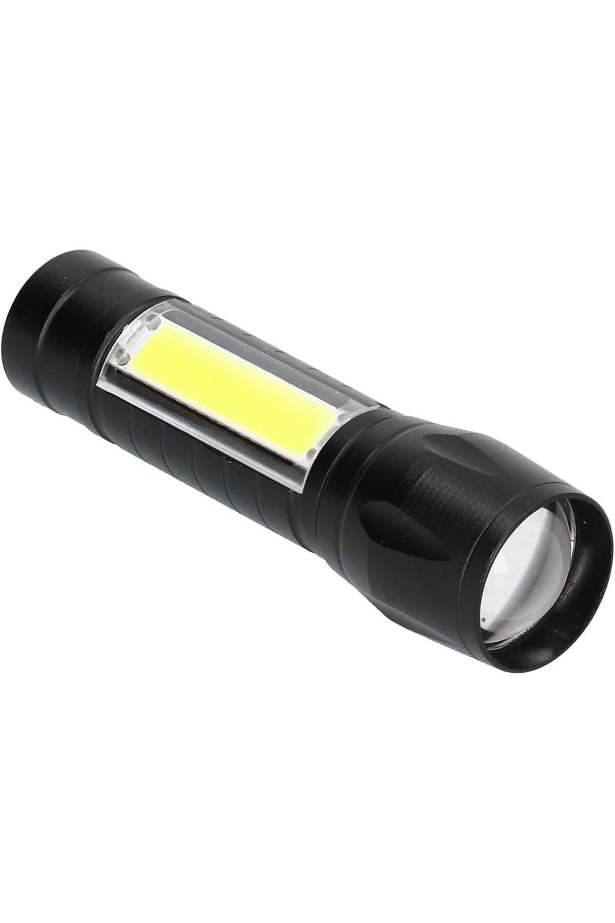 STOREMAX ELZ 511 LED USB Şarjlı Yüksek Lümen Mini Boy El Feneri, Metal Kasa, 3 Modlu Işık Modülü, Kut