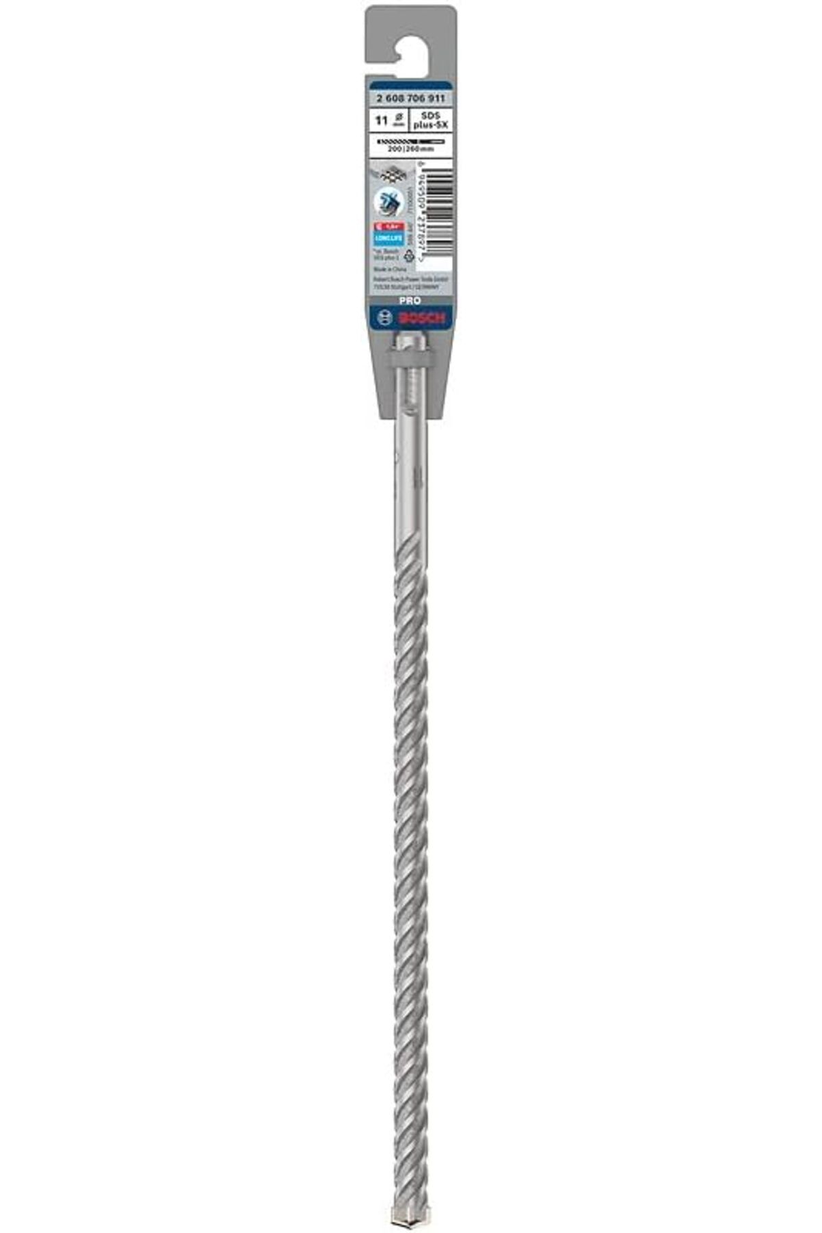 Mu Art Ahşap Mrt 1x PRO SDS plus-5X Kırıcı Delici Delme Ucu (Donatılı Beton, Beton, Ø 11,00 mm, Professiona
