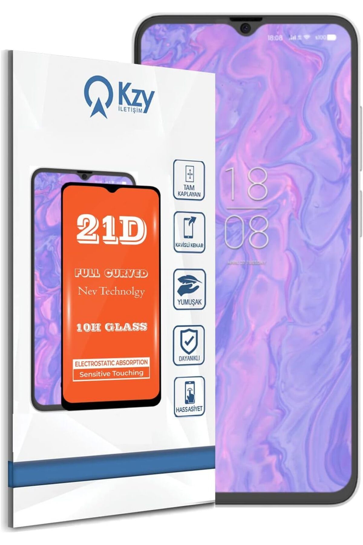 STOREMAX OZN İLETİŞİM Reeder S19 Max Tam Kaplayan 21D Temperli Ekran Koruyucu Cam OZNstre 1094633