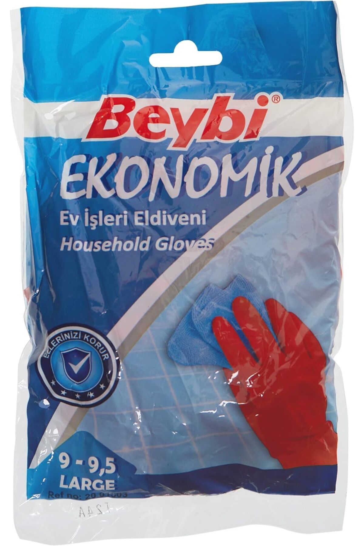 Mu Art Ahşap Mrt GJLRTW68_c08937 Ekonomik Temizlik Eldiveni Çift, 9/9.5 Art 871301