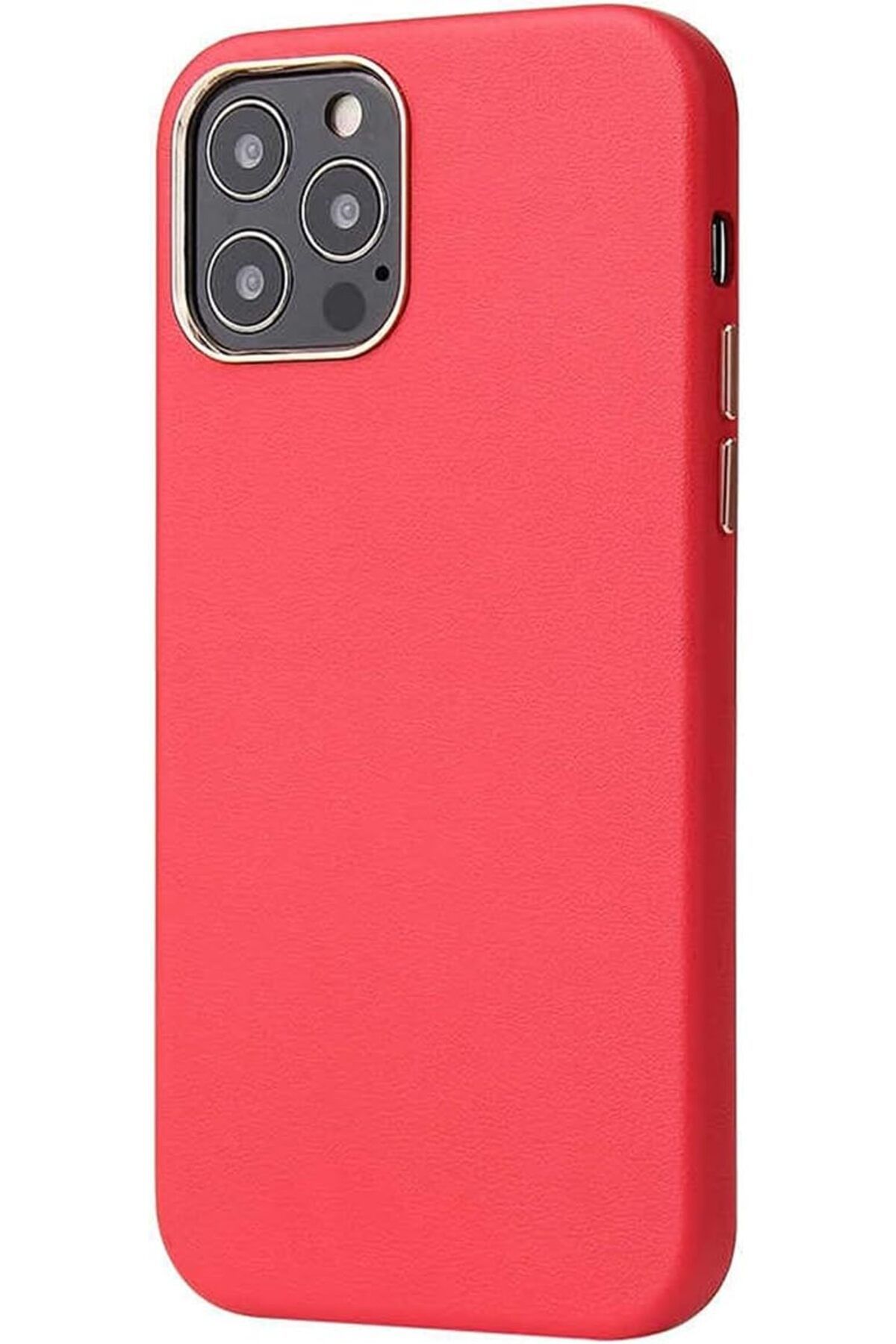 STOREMAX ELZ İle Uyumlu iPhone 12 Pro Max Kılıf Eyzi Kapak, Kırmızı FRNTR 1127478