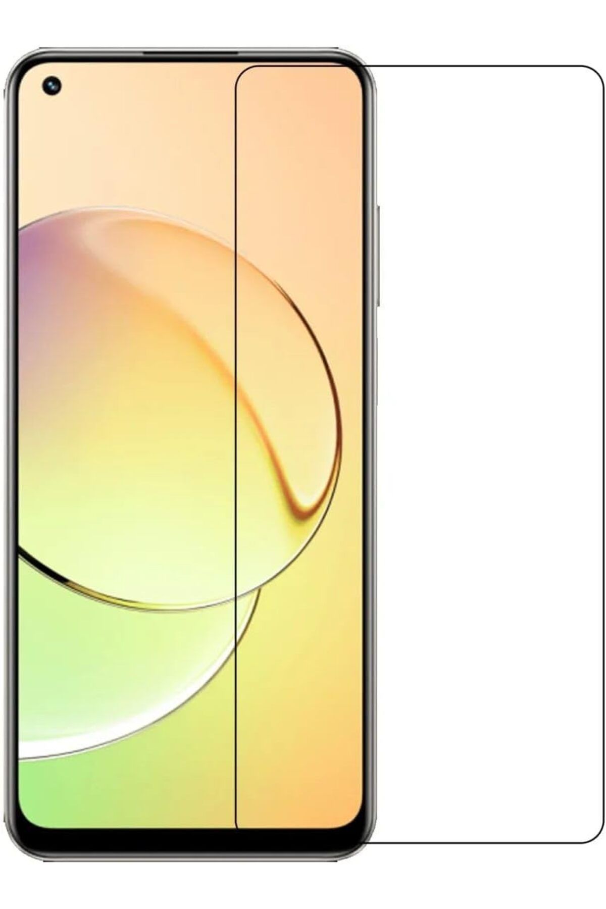 STOREMAX OZN es Realme 10 ile Uyumlu Ekran Koruyucu Temperli Cam Film HD Kalite Görüntü Darbe Dayanıklı