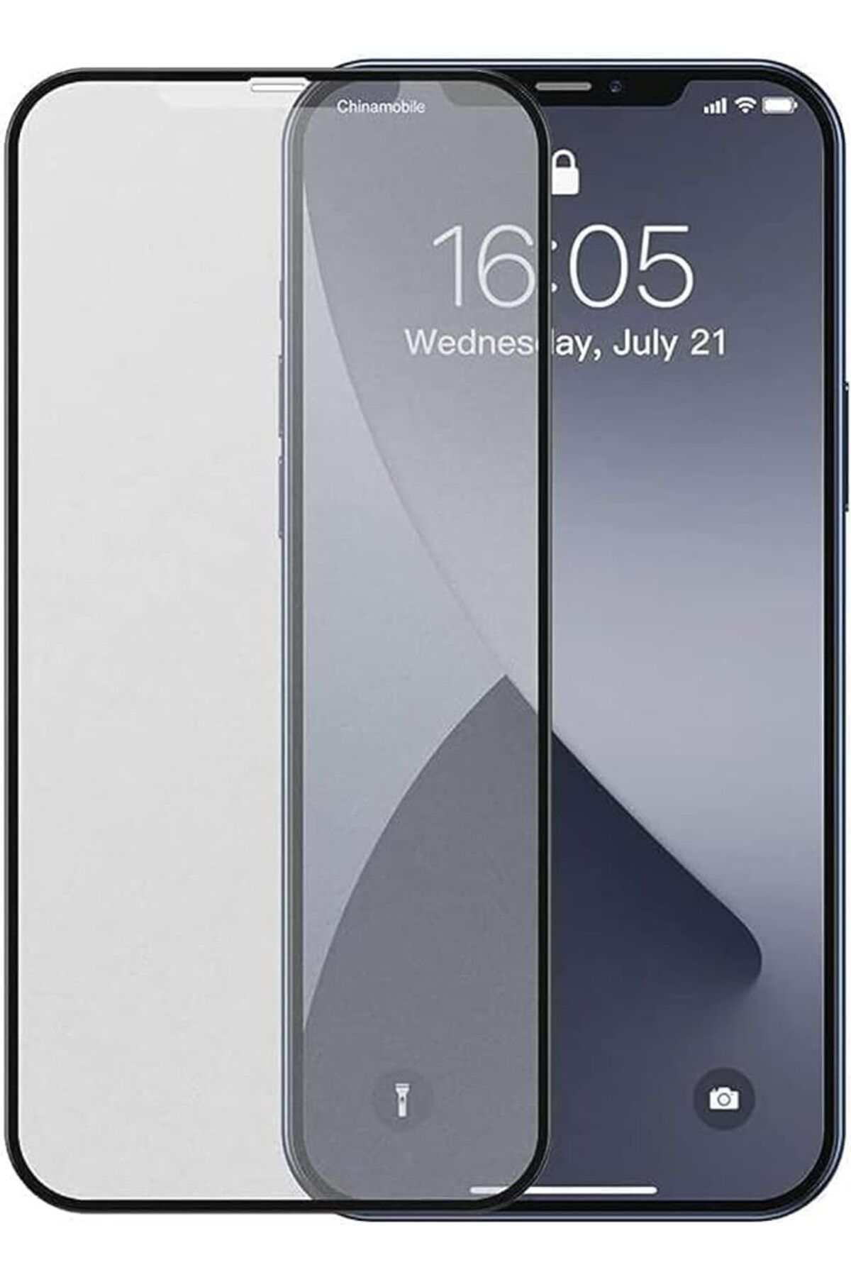 STOREMAX OZN es İPhone 14 Pro için Ekranı Tam kaplayan Full Ekran Koruyucu Cam, Full Tam koruma. OZNstre 1