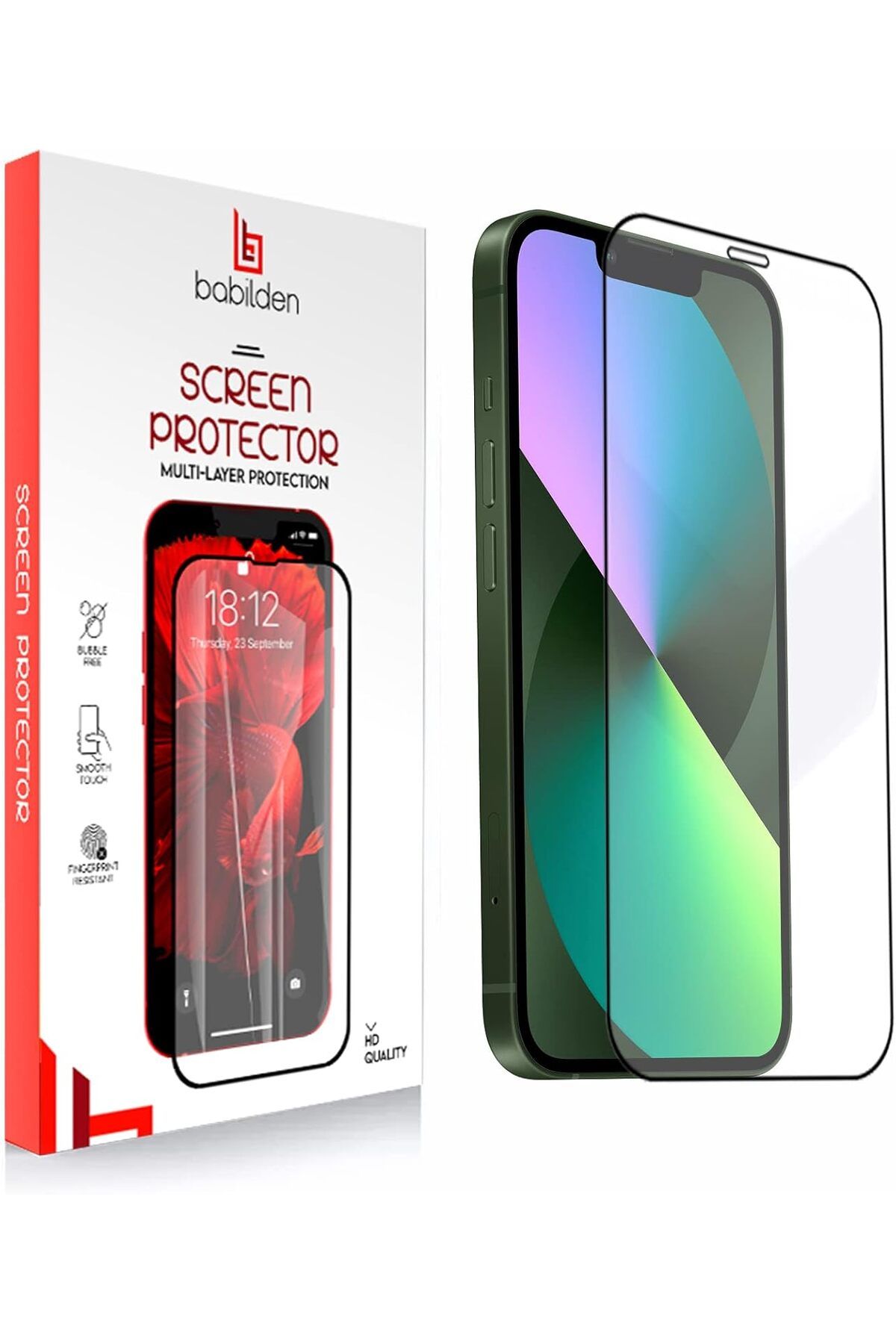 LUXE Iphone 11 için Tasarlanmış Uçtan Kenara Kapsama Tam Koruma Dayanıklı Temperli Cam LXSHP 10555
