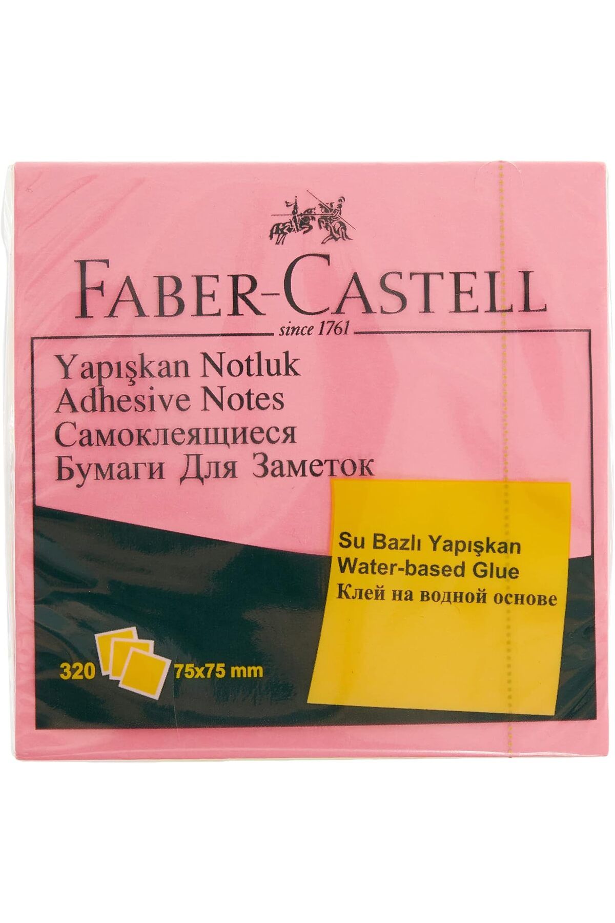 STOREMAX Rom Yapışkan Notluk 75x75mm, Karışık Fosforlu Renkli Küp Romshp 1067323