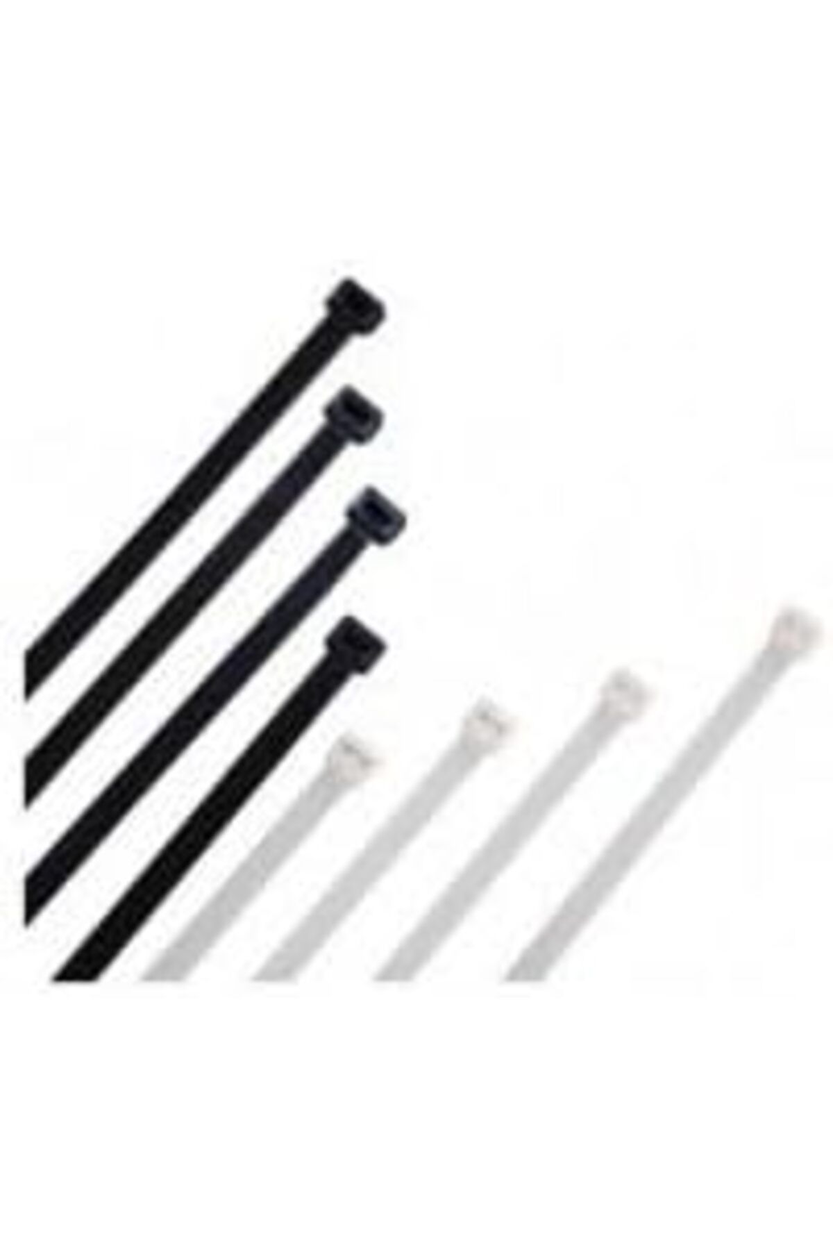 STOREMAX 8x300 Siyah Kablo Bağı & Plastik Kelepçe & Cırt Kelepçe 100 Adet (paket)
