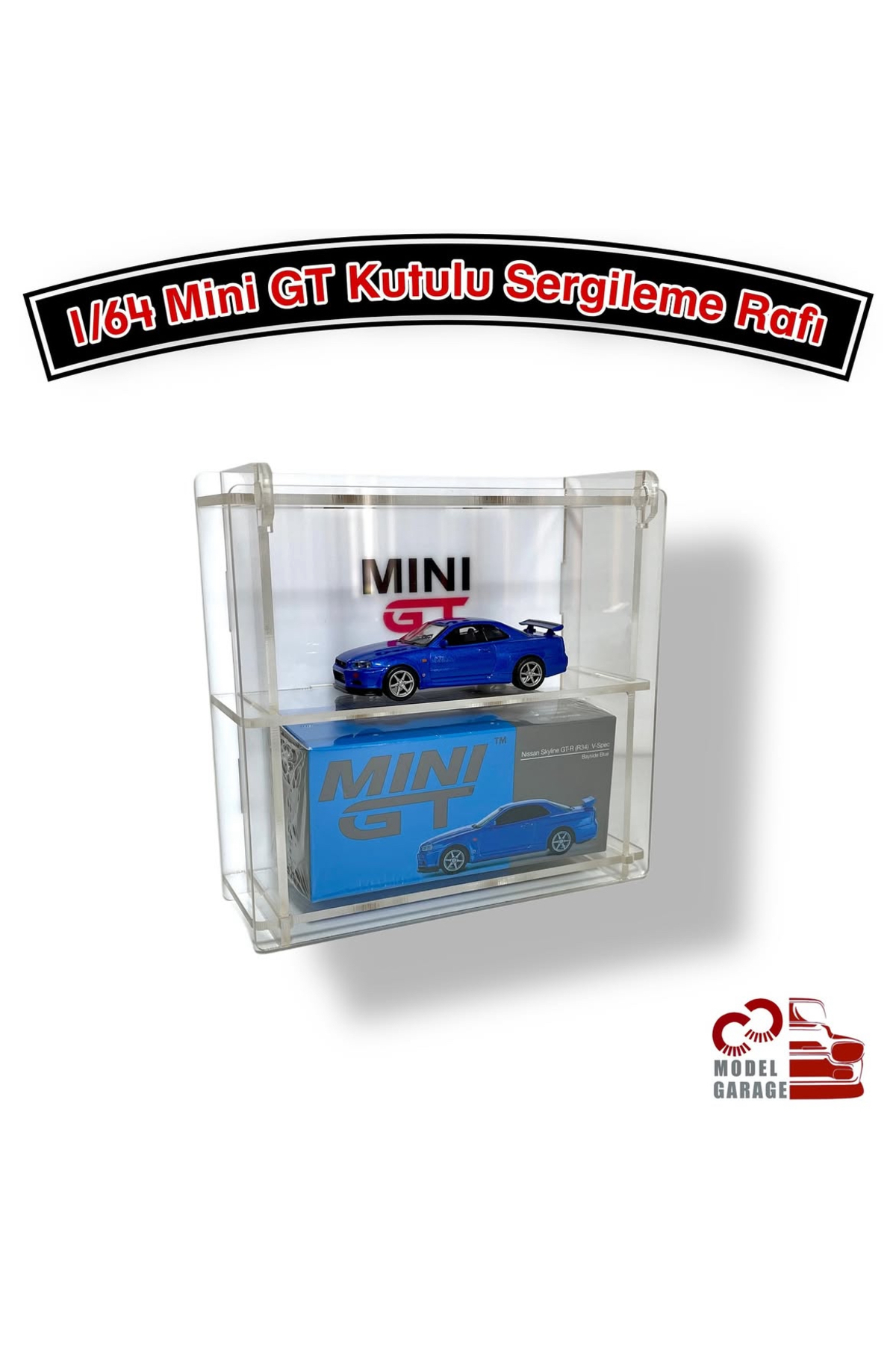 ハイポジ REGALO 1台目 ÜRETİM 1/64 Ölçek Mini GT Sergileme Rafı 5 ADET Sergileme standı