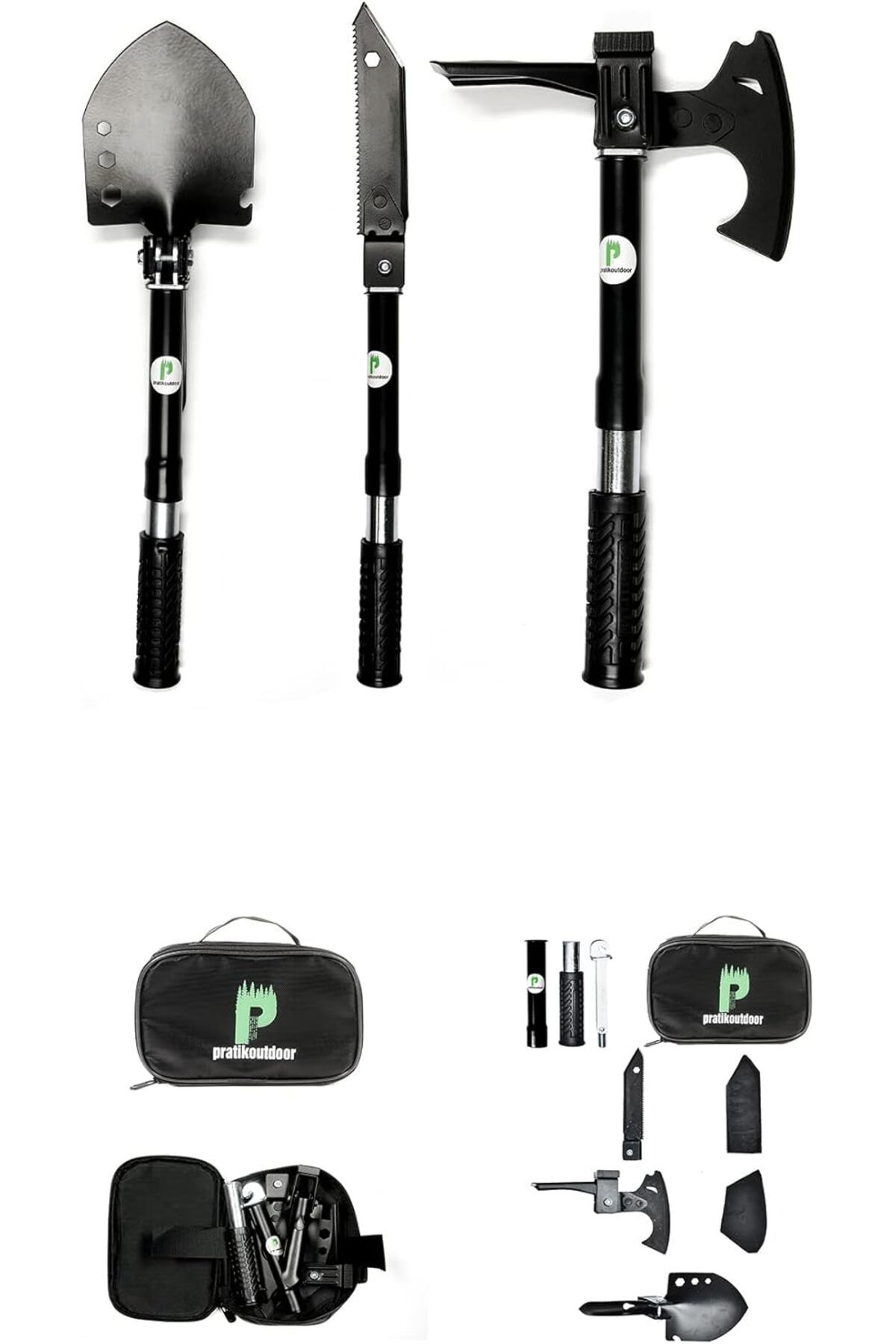 STOREMAX OZN Katlanır Kürek Balta Bıçak Testere Çekiç Çapa Kamp Seti - Multitools OZNstre 1094633