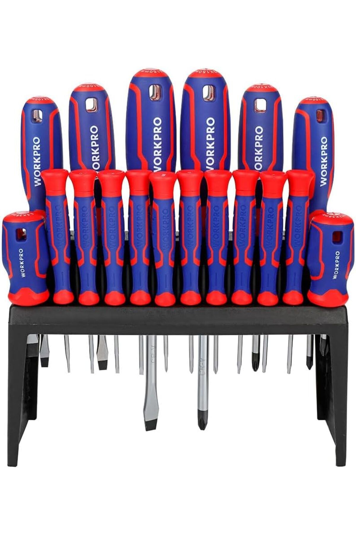 STOREMAX ELZ WP200506 18 Parça Duvar Askı Aparatlı Profesyonel CR-V Manyetik Tornavida Seti FRNTR 1127478