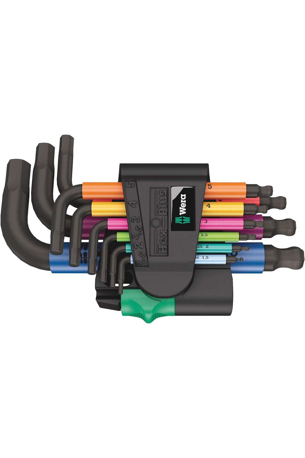 LUXE 05133164001 950/9 Hex-Plus Multicolour 2 L Anahtar Seti, Metrik, BlackLaser, 9 Parça LXSHP 1055529