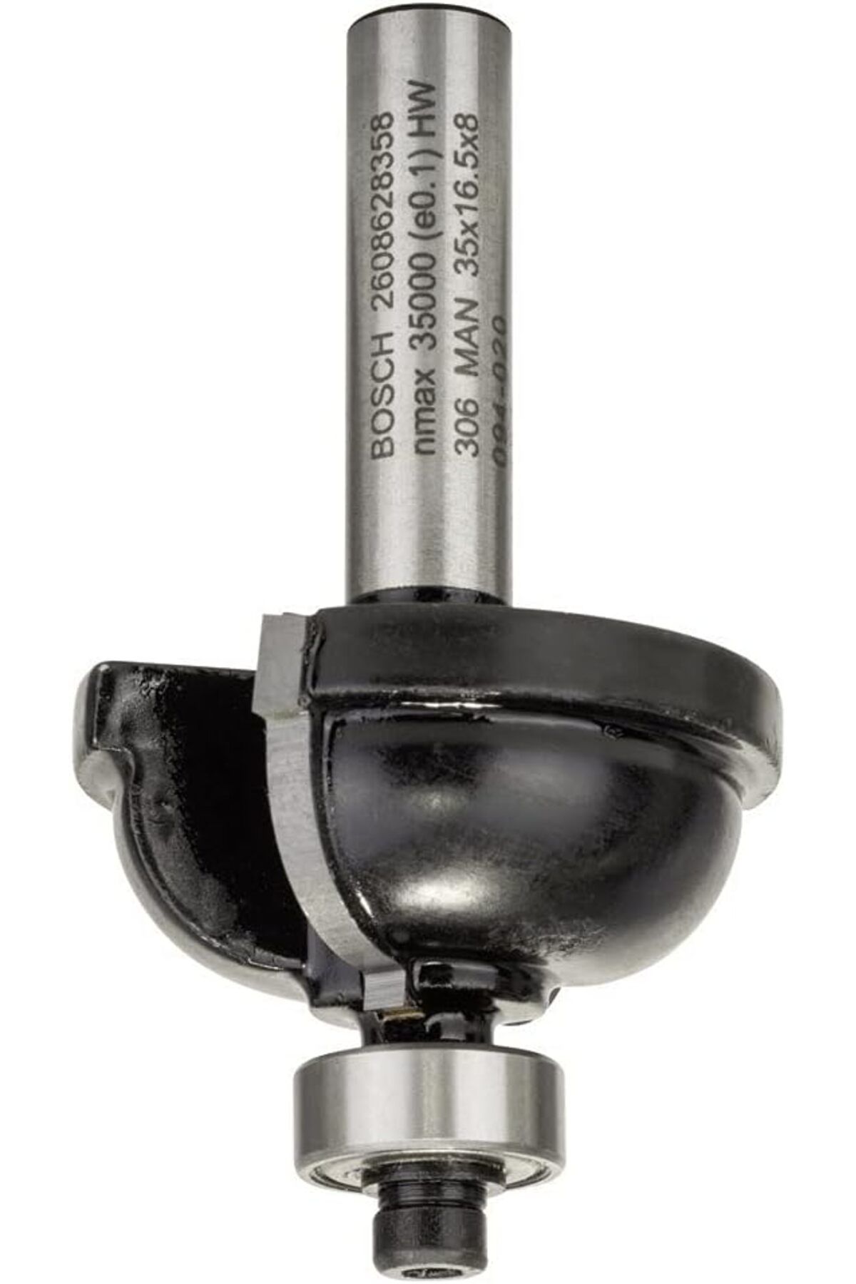 STOREMAX OZN 2608628358 aksesuarı profil freze F 8 mm, R1 9,5 mm, D 35 mm, L 16,5 mm, G 59 mm OZNstre 109463