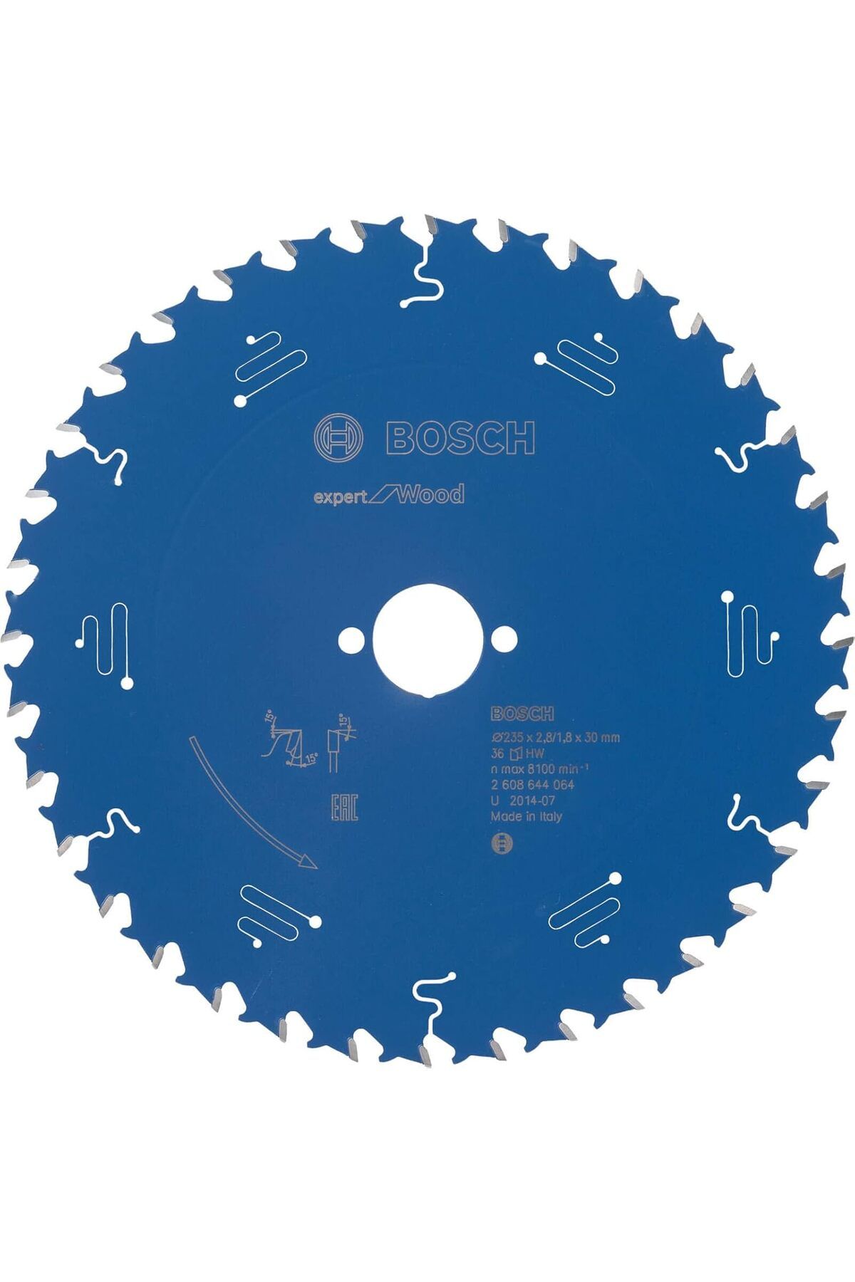 STOREMAX OZN dairesel testere bıçağı Expert için ahşap, 235 x 30 x 2,8 mm, diş sayısı 36, 1 adet, 26