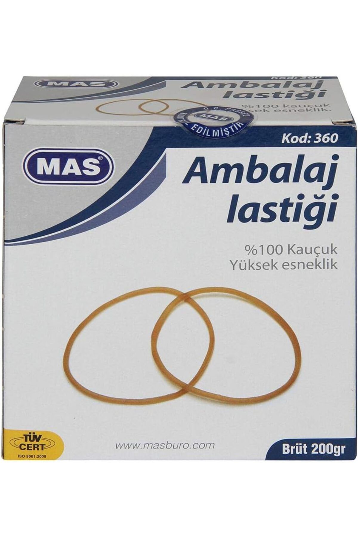 Mu Art Ahşap Mrt Midi Paket Lastik, 200 gr Art 871301