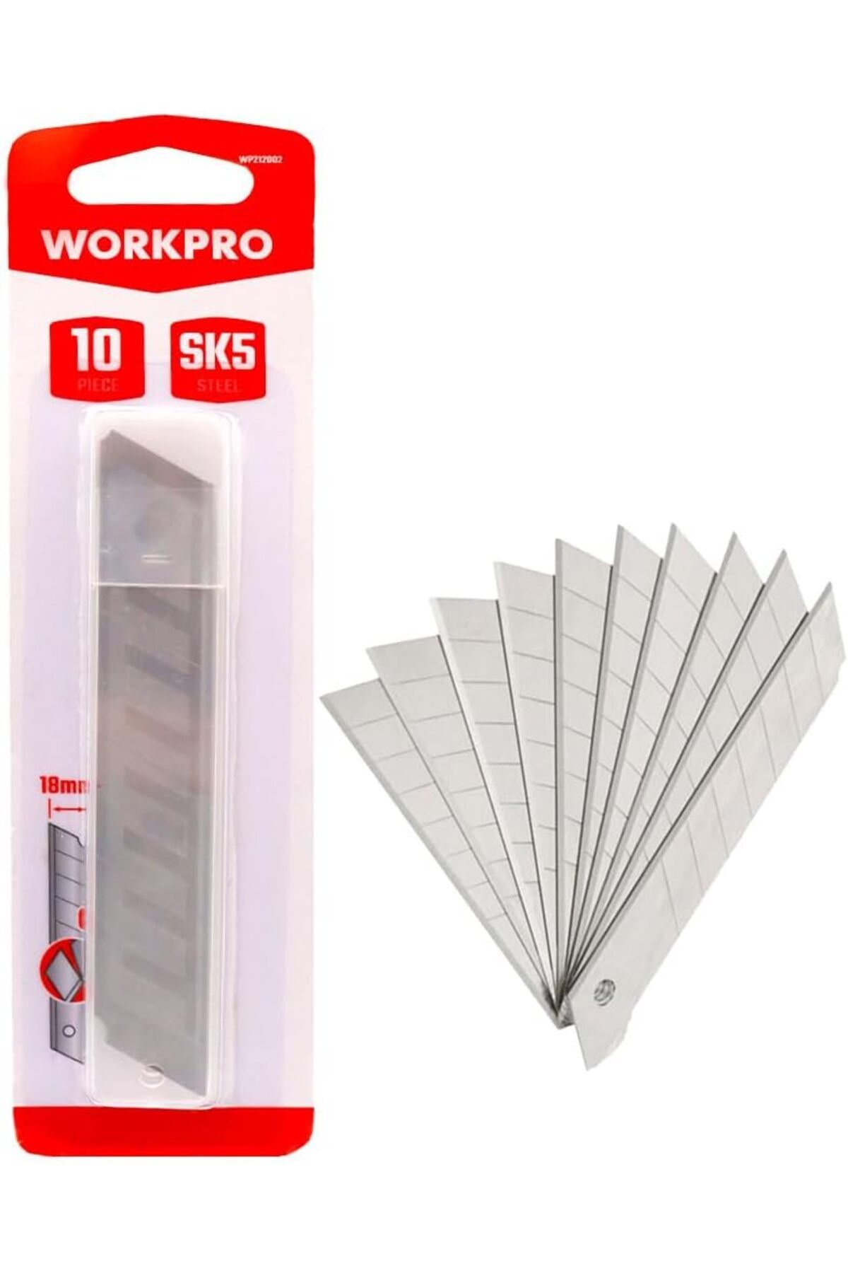 STOREMAX Rom WP212002 18 mm 10’lu Maket Bıçağı Yedeği Romshp 1067323